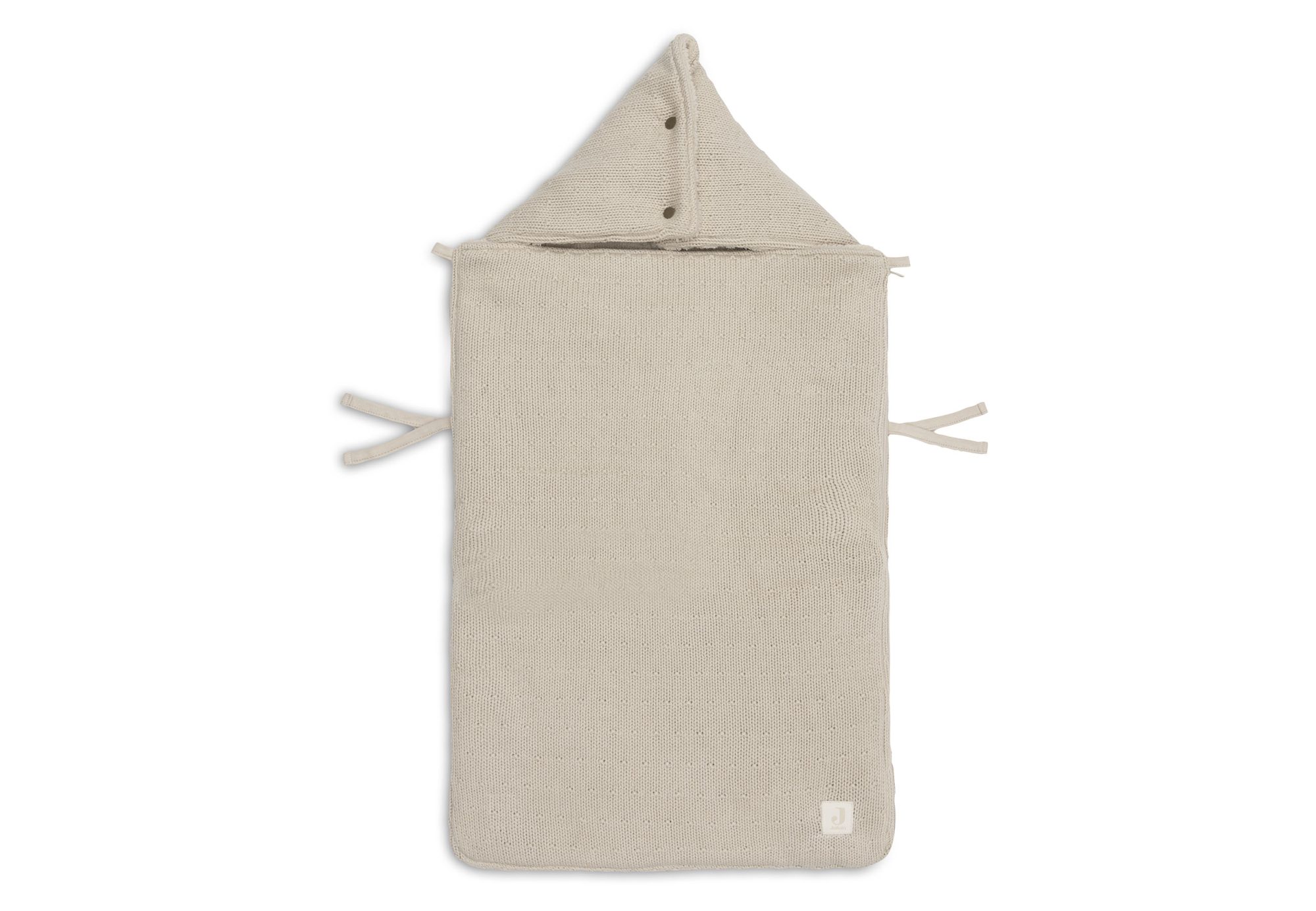 Voetenzak groep 0+ 3/5 punts gordel Sprinkle Knit - Sand - afbeelding 4
