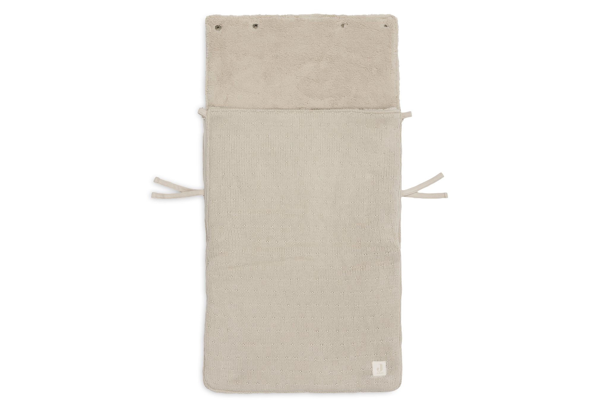 Voetenzak groep 0+ 3/5 punts gordel Sprinkle Knit - Sand