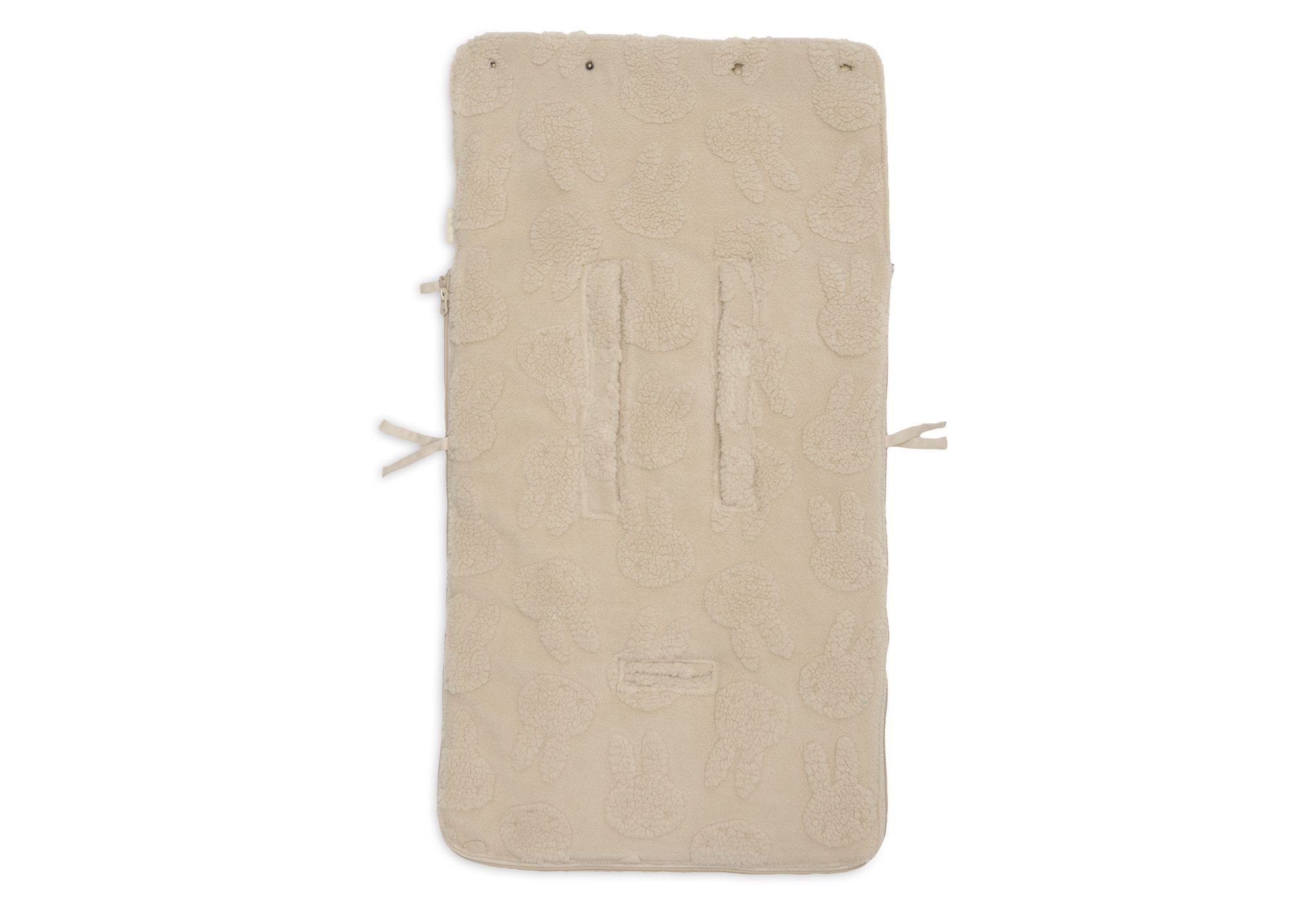 Voetenzak groep 0+ 3/5 punts gordel Nijntje Jacquard Teddy - Sand - afbeelding 3