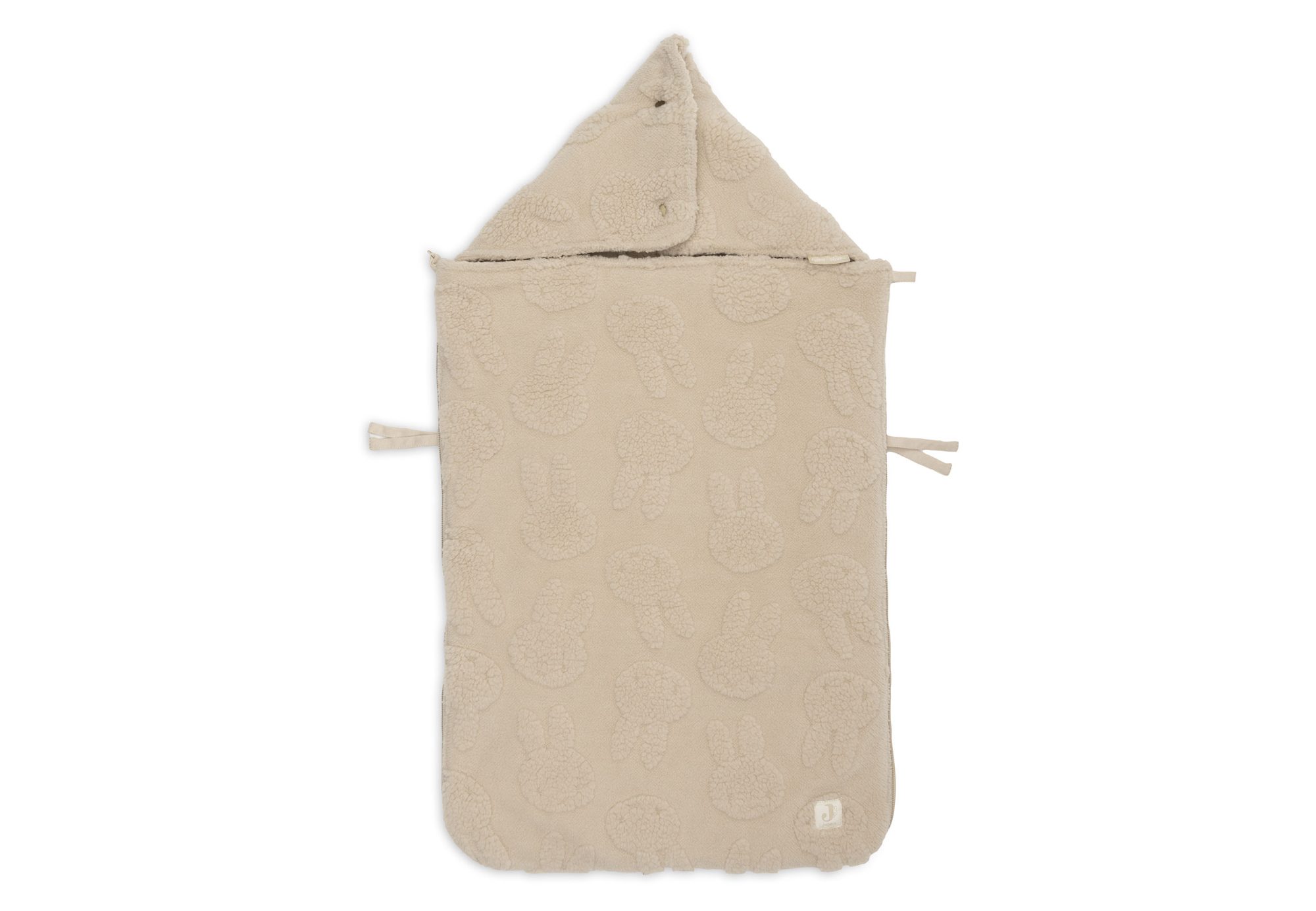 Voetenzak groep 0+ 3/5 punts gordel Nijntje Jacquard Teddy - Sand - afbeelding 4