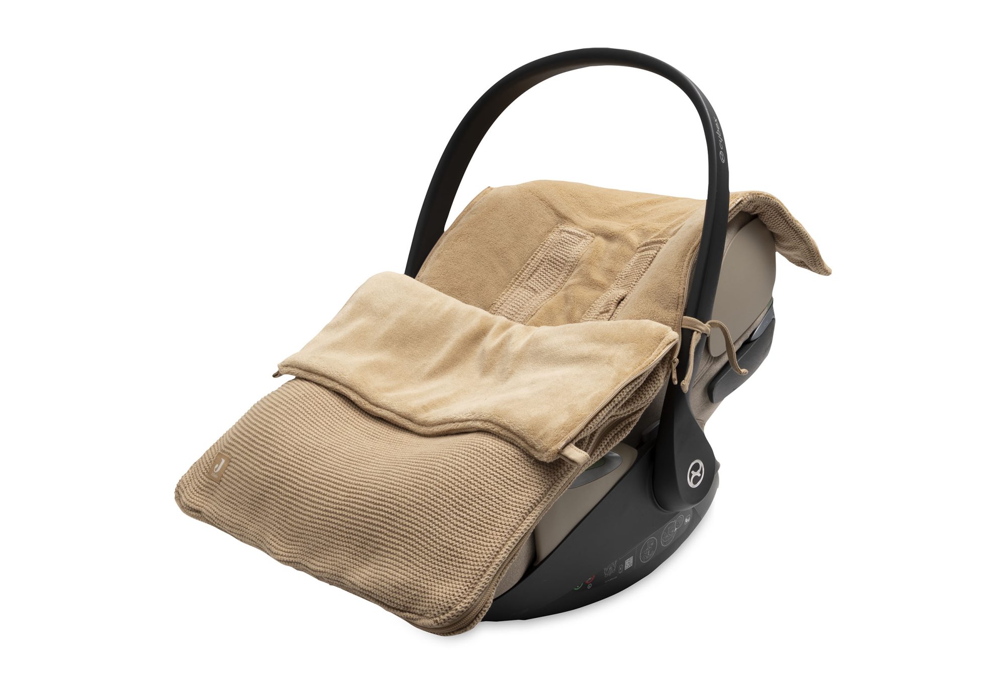 Voetenzak groep 0+ 3/5 punts gordel Basic Knit - Hazel - afbeelding 5