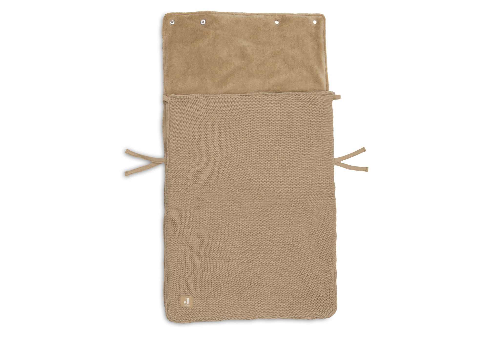 Voetenzak groep 0+ 3/5 punts gordel Basic Knit - Hazel