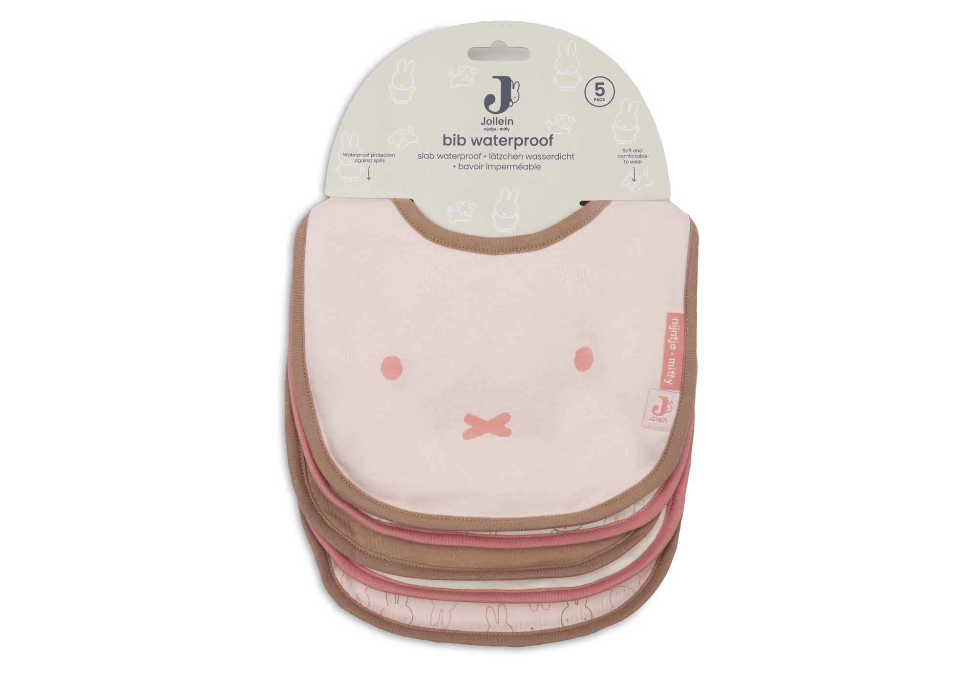 Slab Jersey Waterproof Nijntje Moments - Silk Rose - 5 Stuks - afbeelding 6