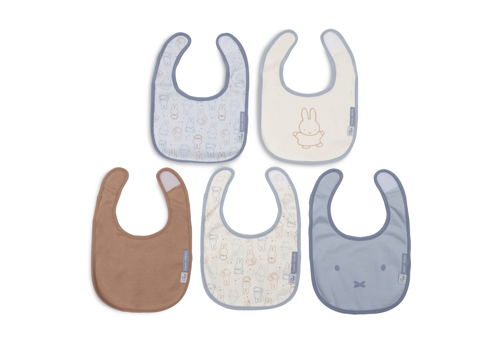 Slab Jersey Waterproof Nijntje Moments - Cloudy Blue - 5 Stuks - afbeelding 2