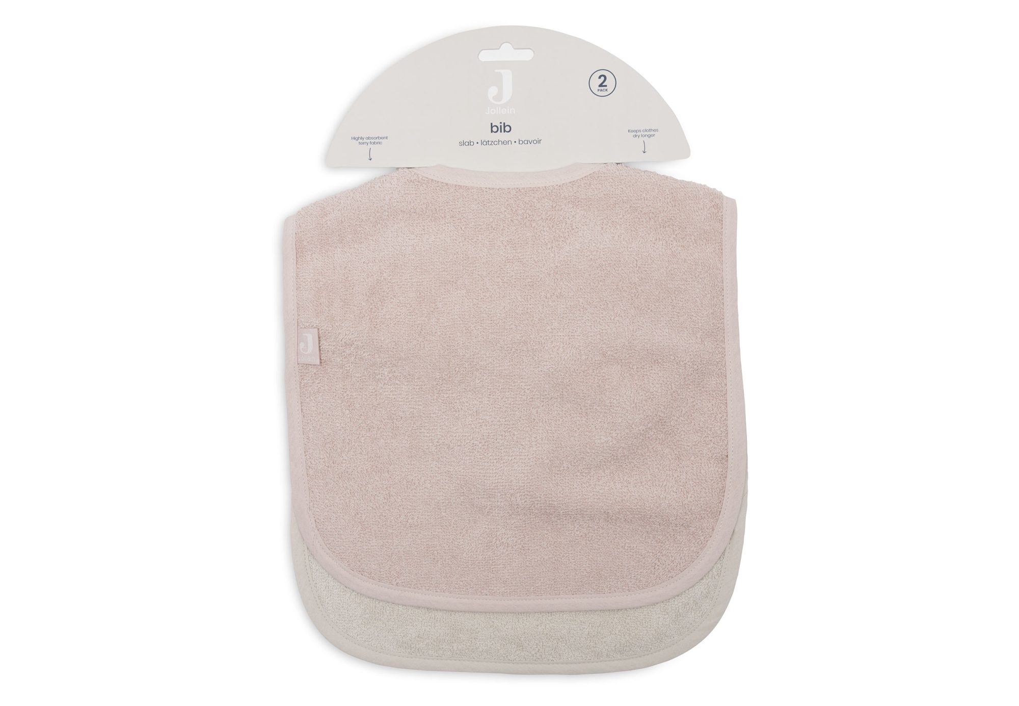 Slab Badstof - Silk Rose/Sand - 2 Stuks - afbeelding 6