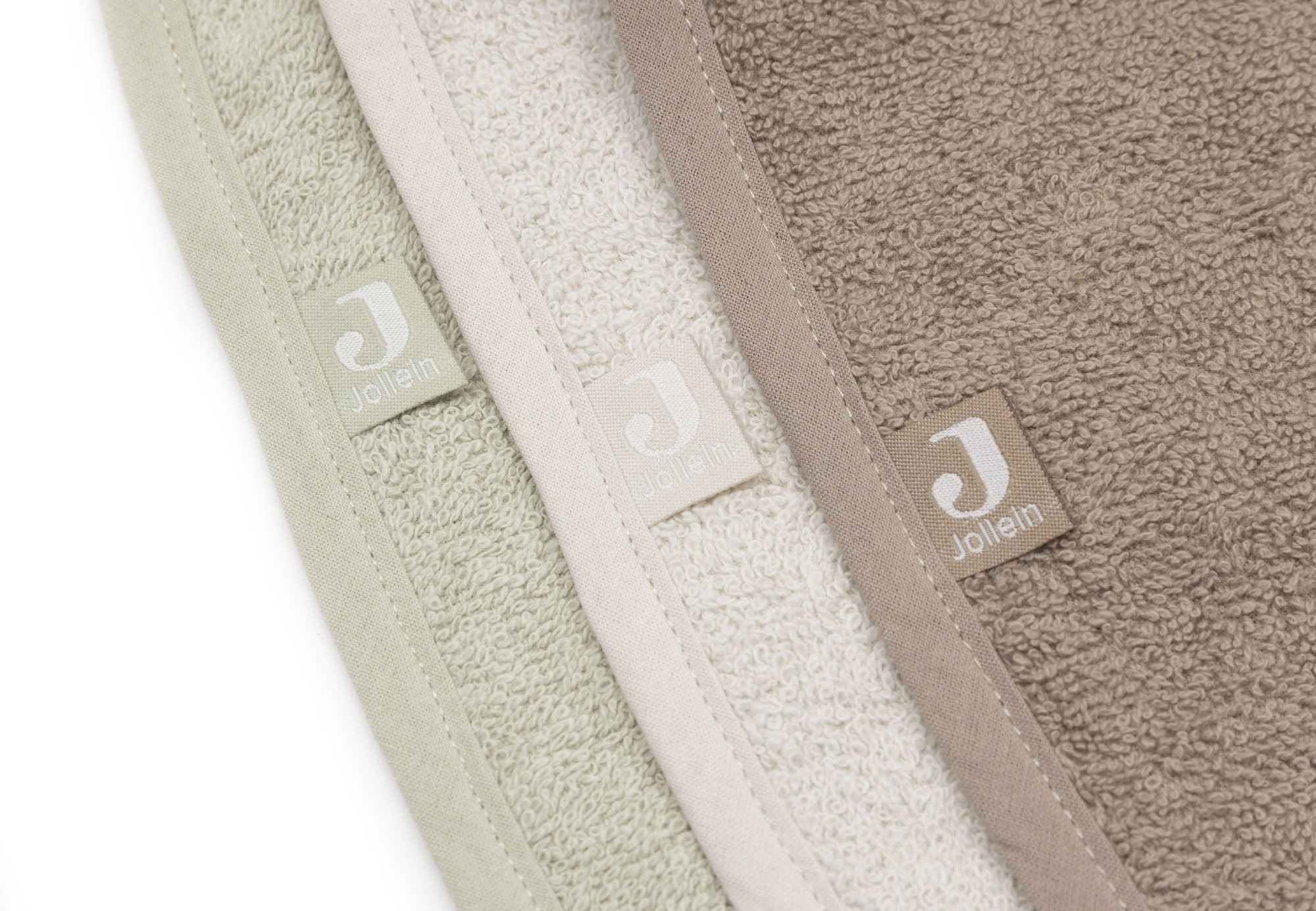 Slab Badstof - Sand/Soft Matcha/Milky Coffee - 3 Stuks - afbeelding 6