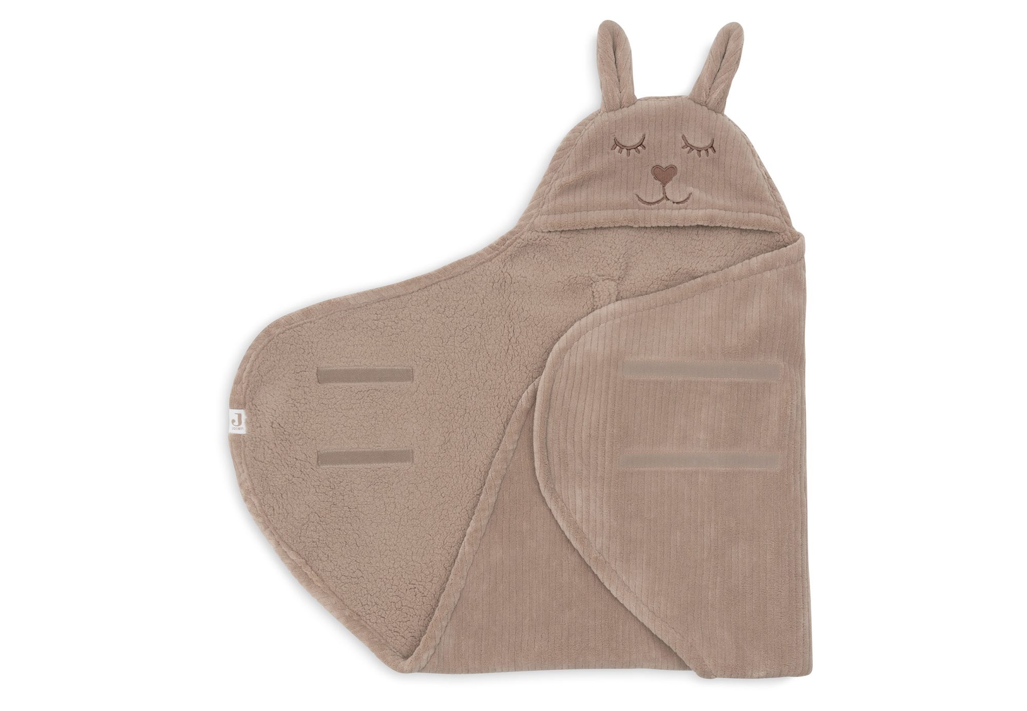 Wikkeldeken Bunny Cloudy Rib - Milky Coffee
