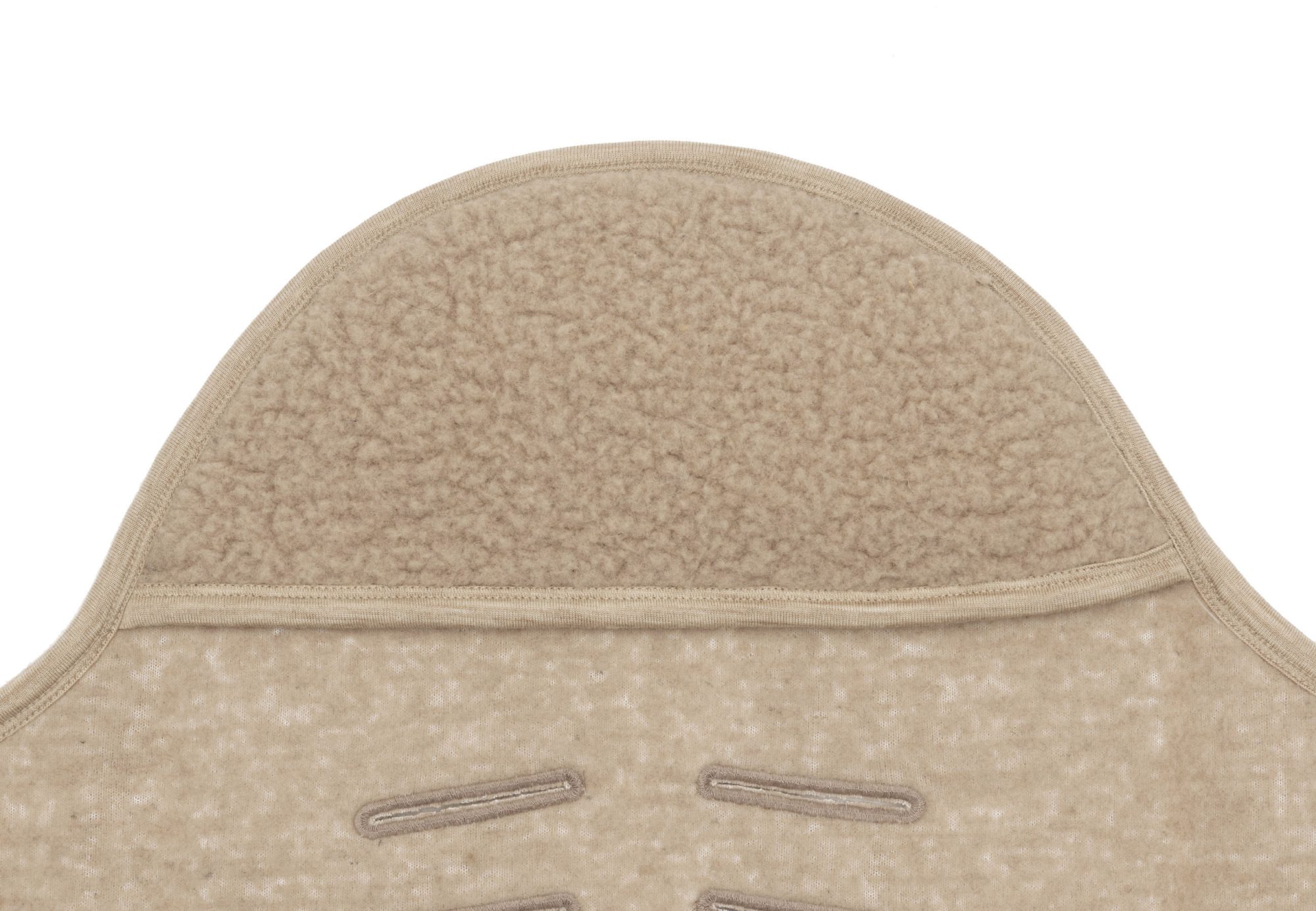 Wikkeldeken Sherpa Merino Wol - Natural - afbeelding 5