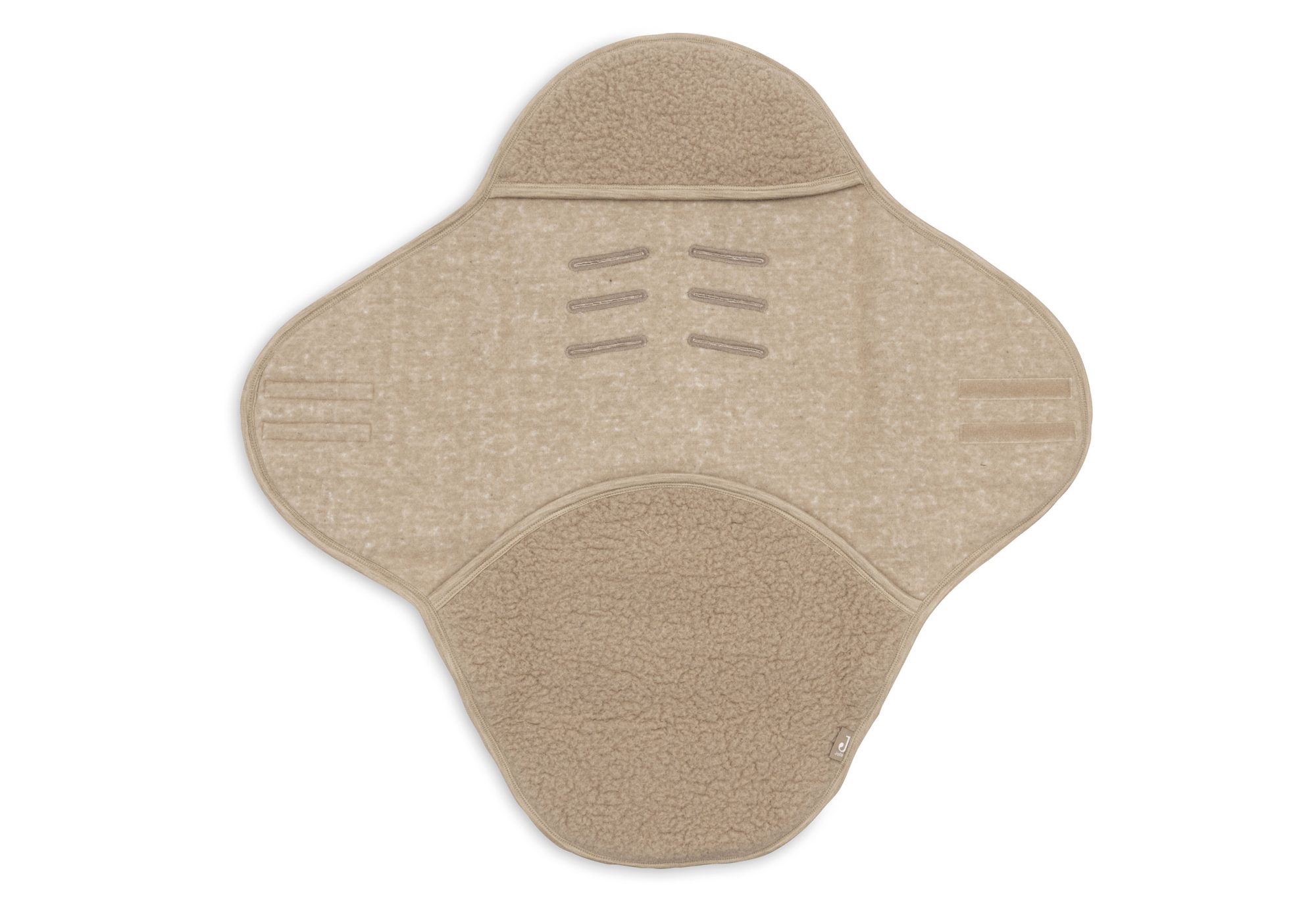 Wikkeldeken Sherpa Merino Wol - Natural - afbeelding 2