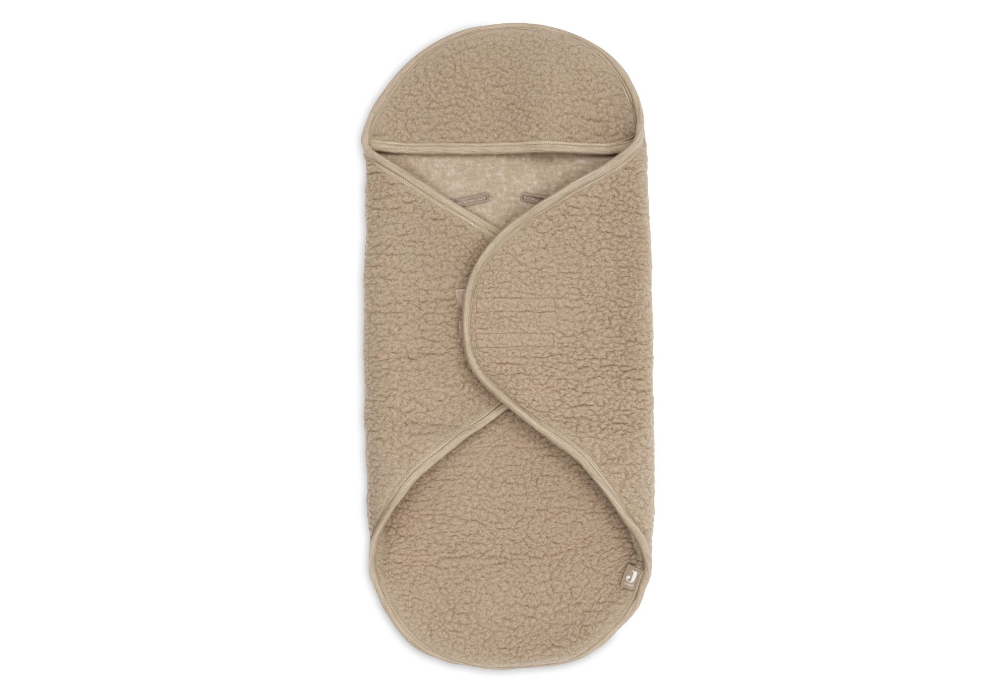 Wikkeldeken Sherpa Merino Wol - Natural - afbeelding 3