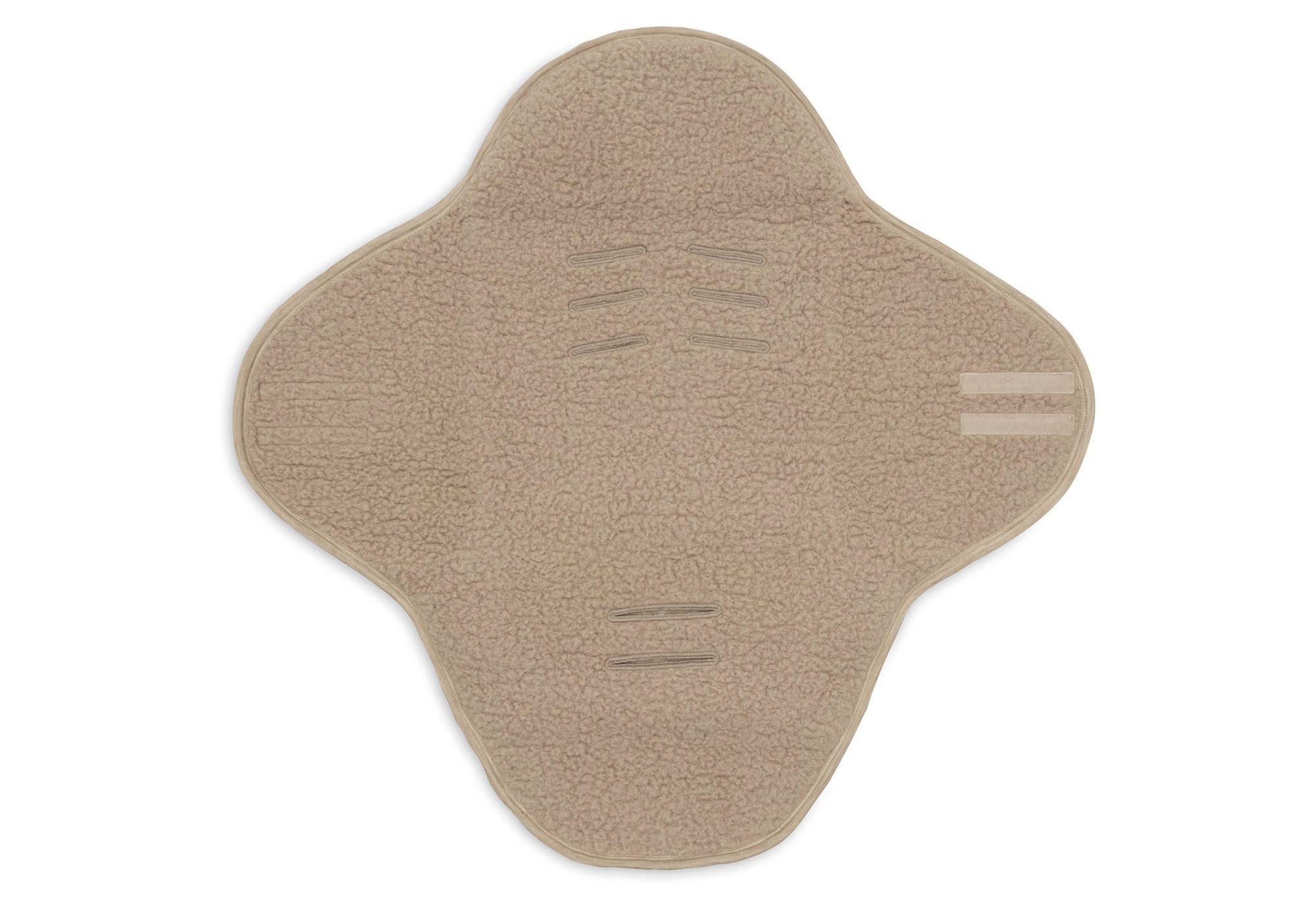 Wikkeldeken Sherpa Merino Wol - Natural - afbeelding 4