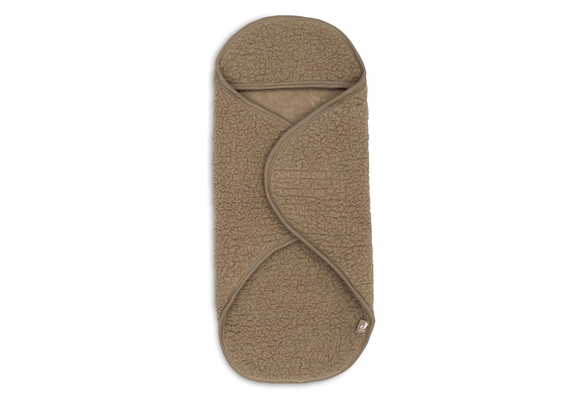 Wikkeldeken Sherpa Merino Wol - Dark Hazel - afbeelding 4