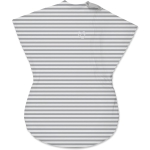 slaapzak 2-7 mnd - Grijs/wit strepen