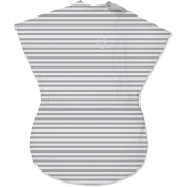 SwaddleMe slaapzak 2-7 mnd - Grijs/wit strepen