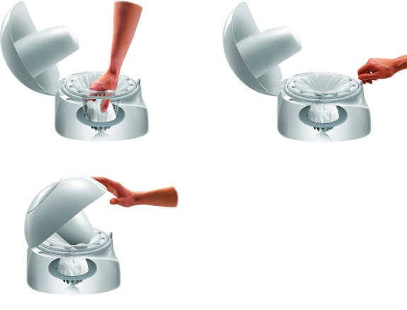 Tommee Tippee - Sangenic Tec luieremmer - Wit