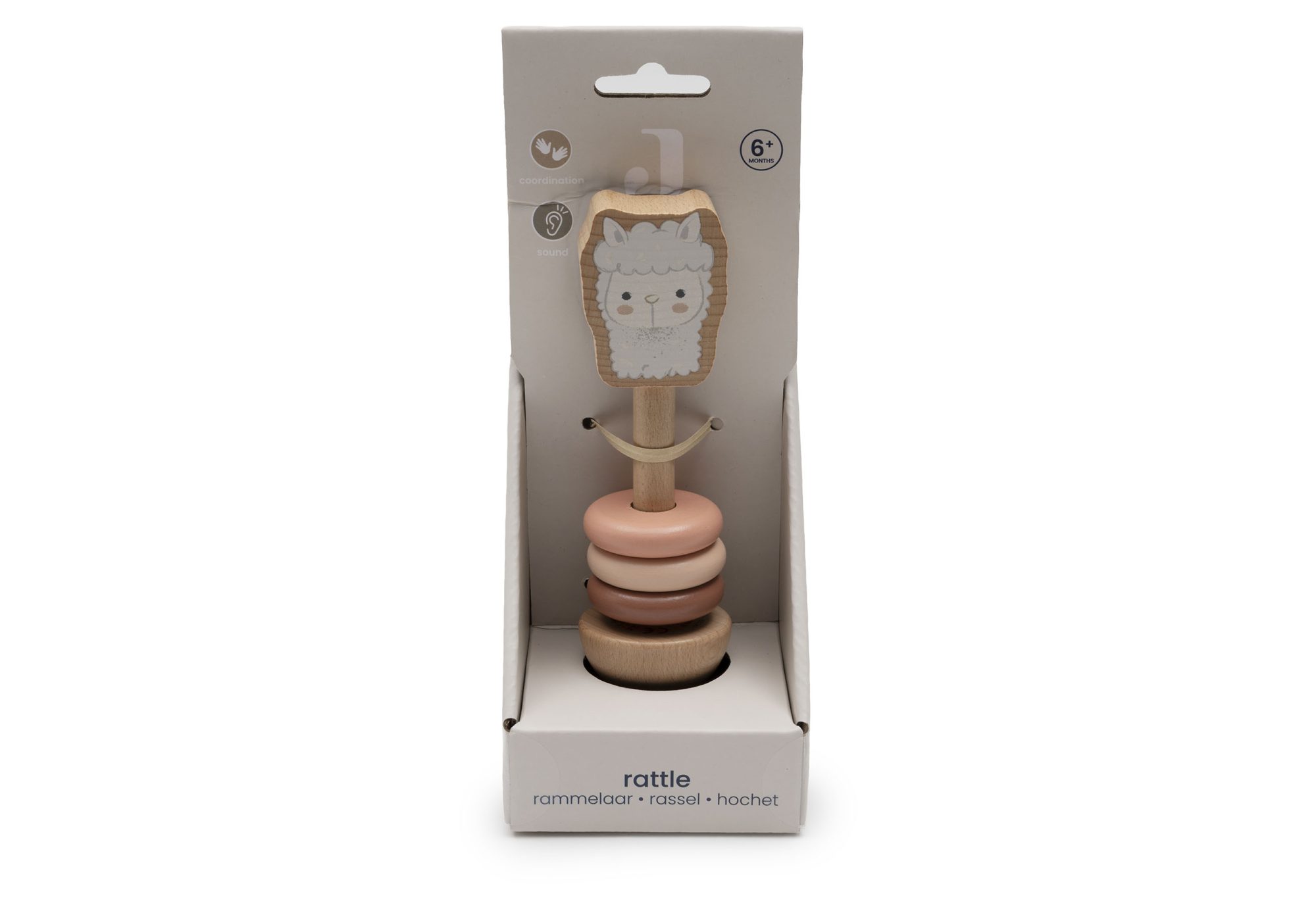 Houten Rammelaar - Alpaca Paco - afbeelding 2