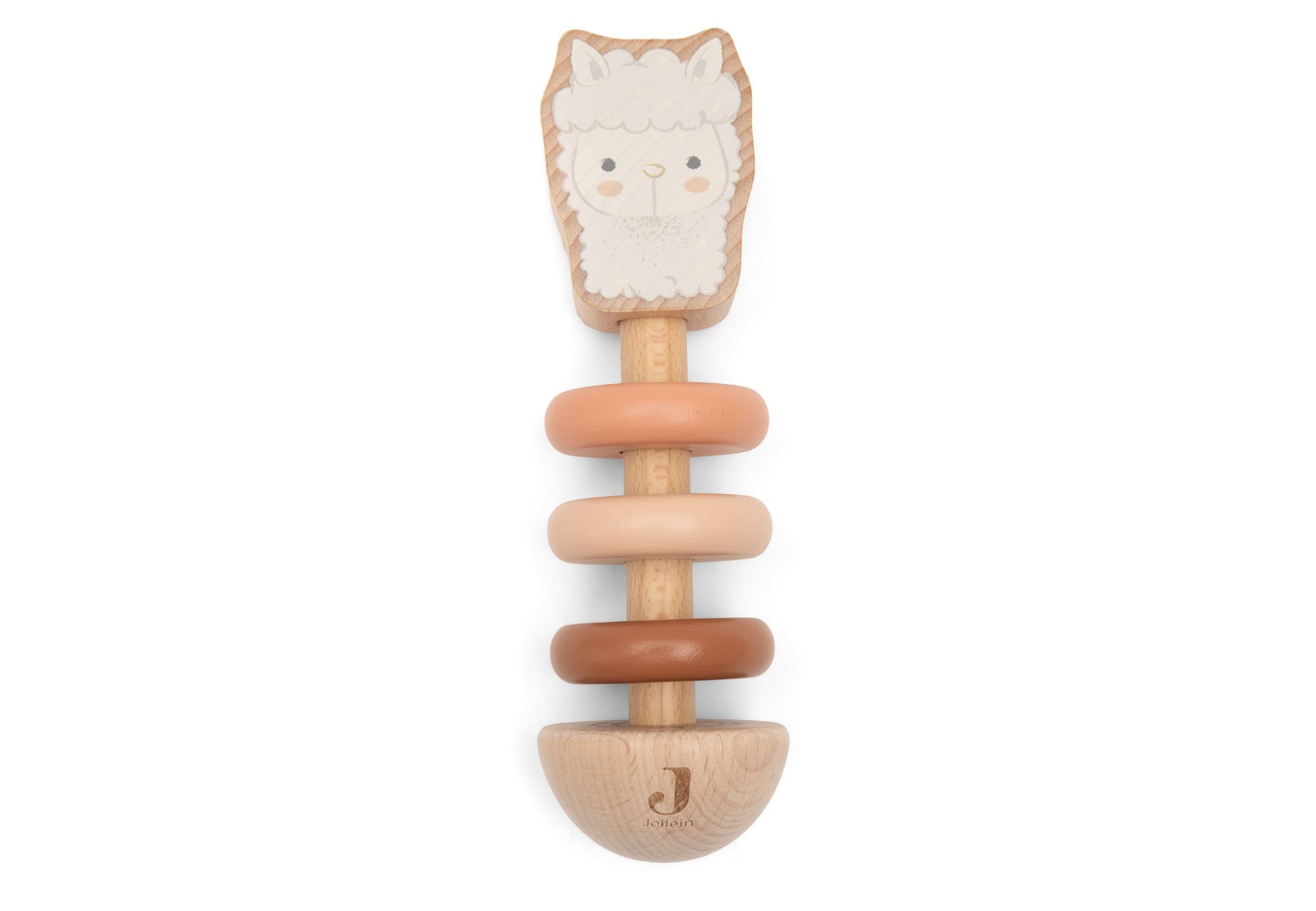 Houten Rammelaar - Alpaca Paco