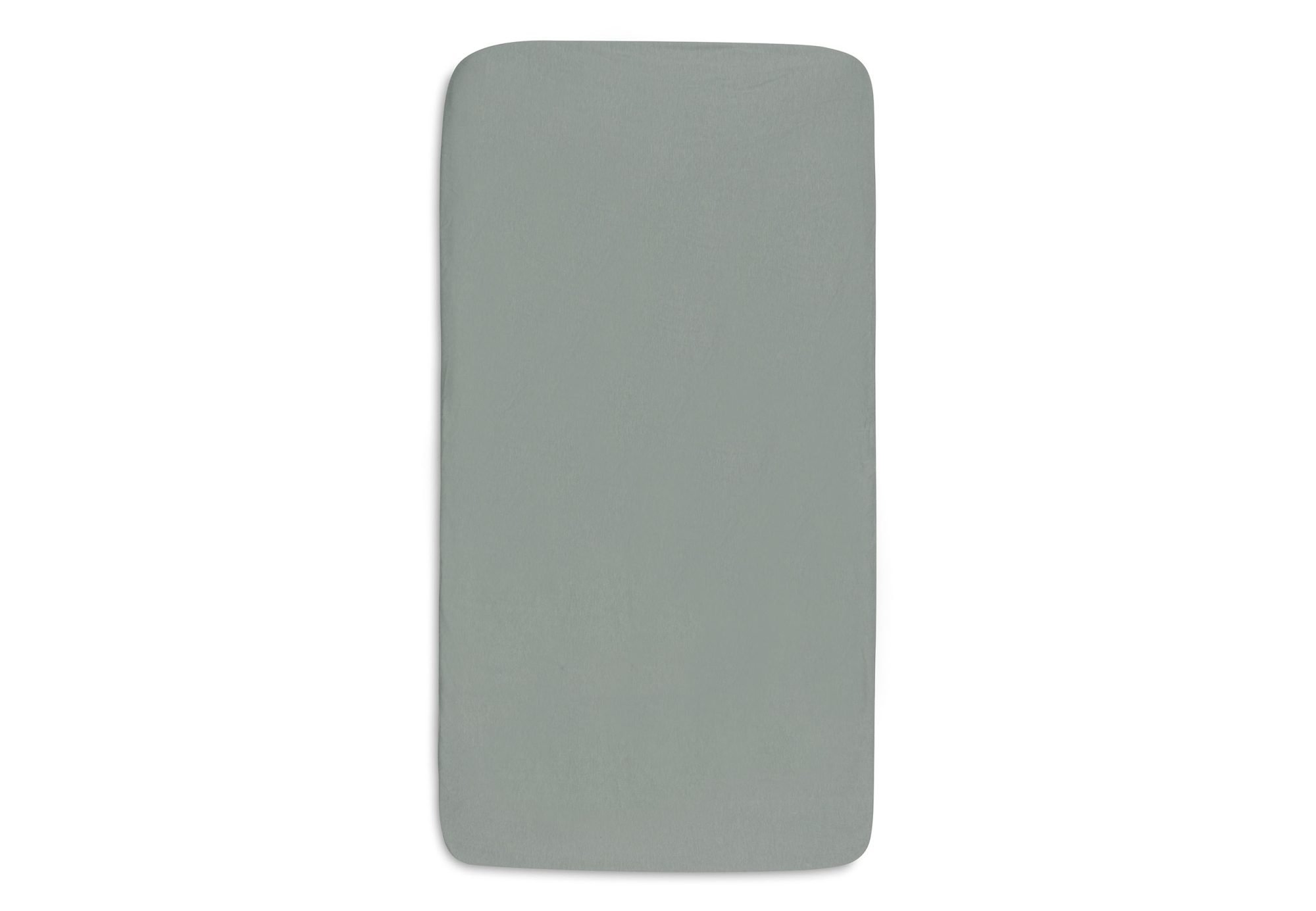Hoeslaken Jersey 60x120cm - Sea Green/Ivory - 2 Stuks - afbeelding 2