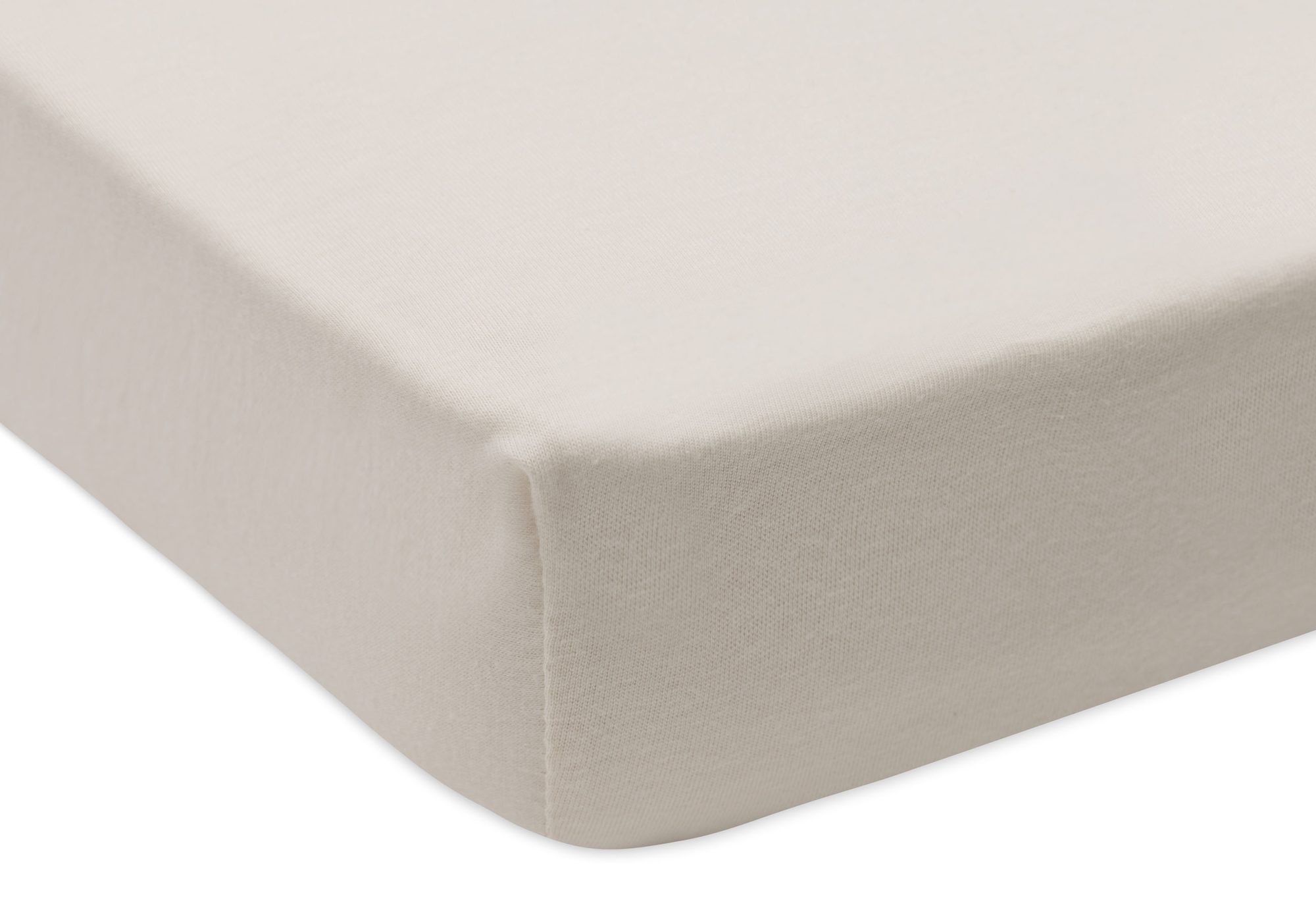 Hoeslaken Jersey 70/75x140/150cm - Milky Coffee/Ivory - 2 Stuks - afbeelding 5