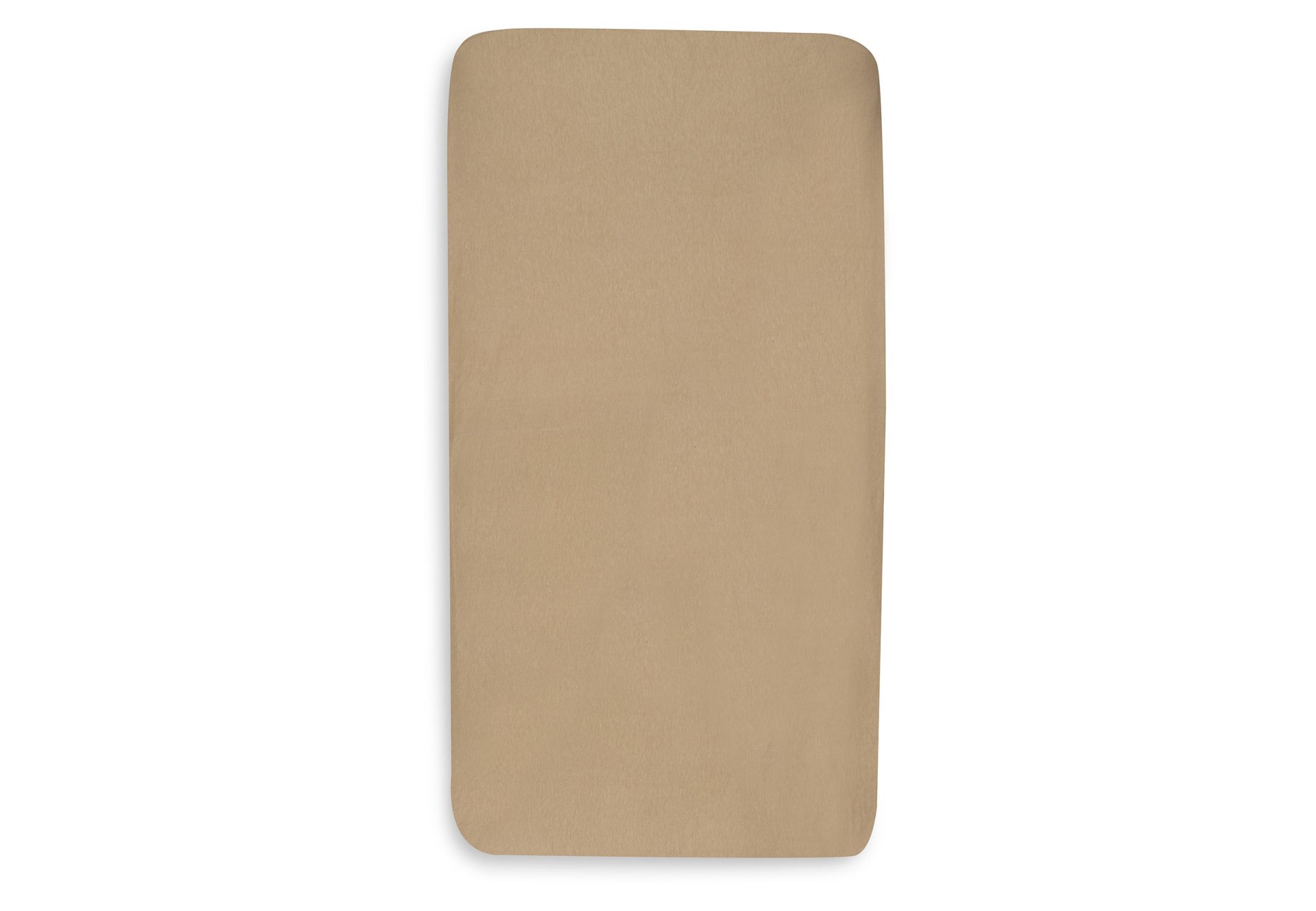 Hoeslaken Jersey 70/75x140/150cm - Hazel/Oatmeal - 2 Stuks - afbeelding 2