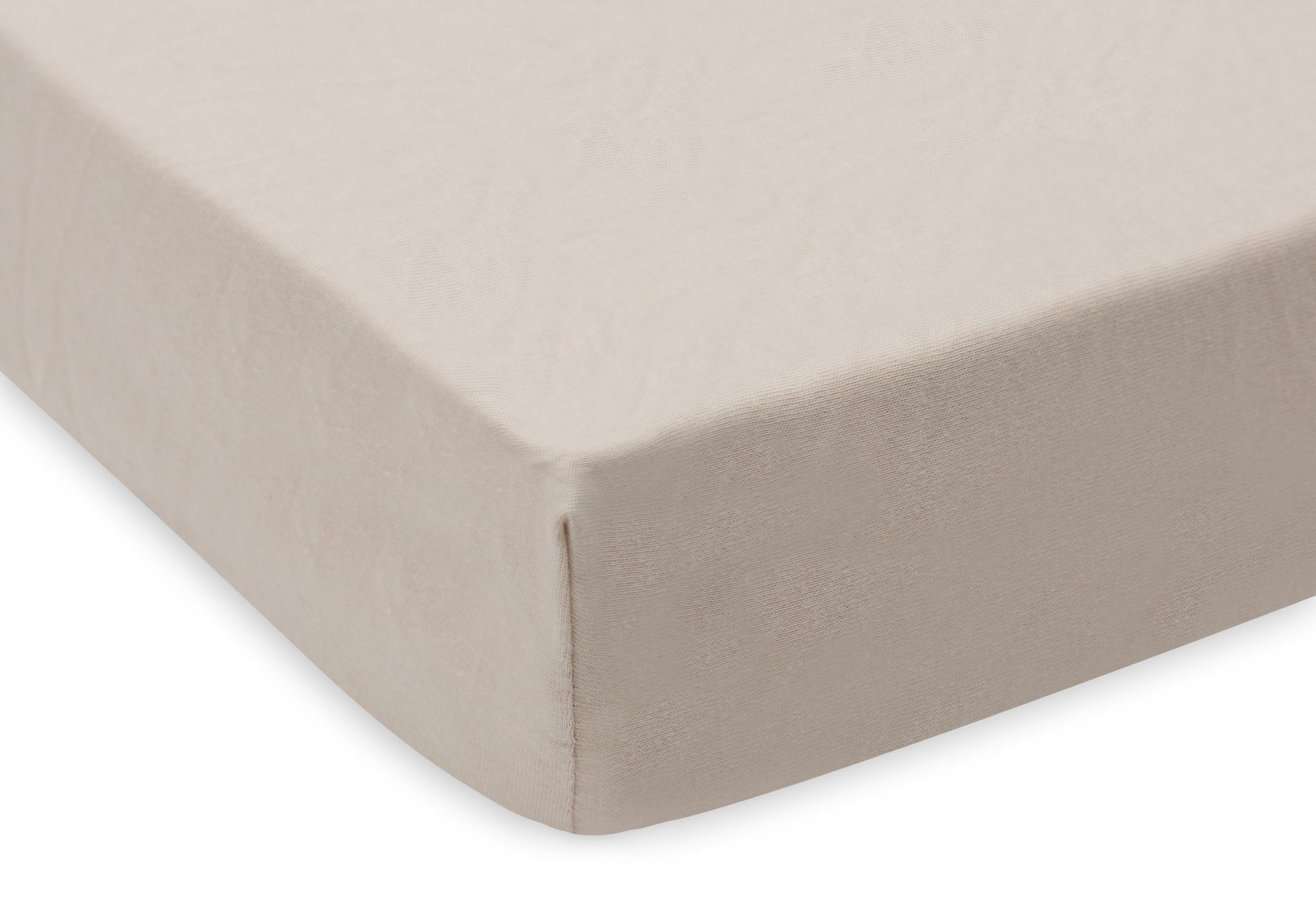 Hoeslaken Jersey Boxmatras 75x95cm - Oatmeal/Sand - 2 Stuks - afbeelding 3
