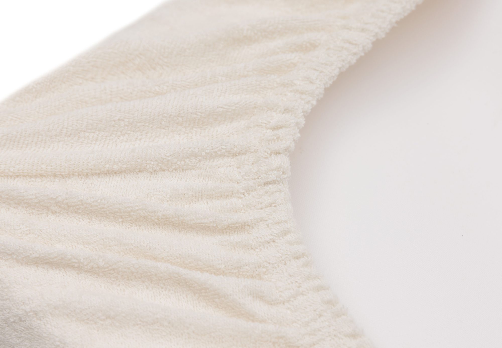 Aankleedkussenhoes Badstof 50x70cm - Milky Coffee/Ivory - 2 Stuks - afbeelding 8