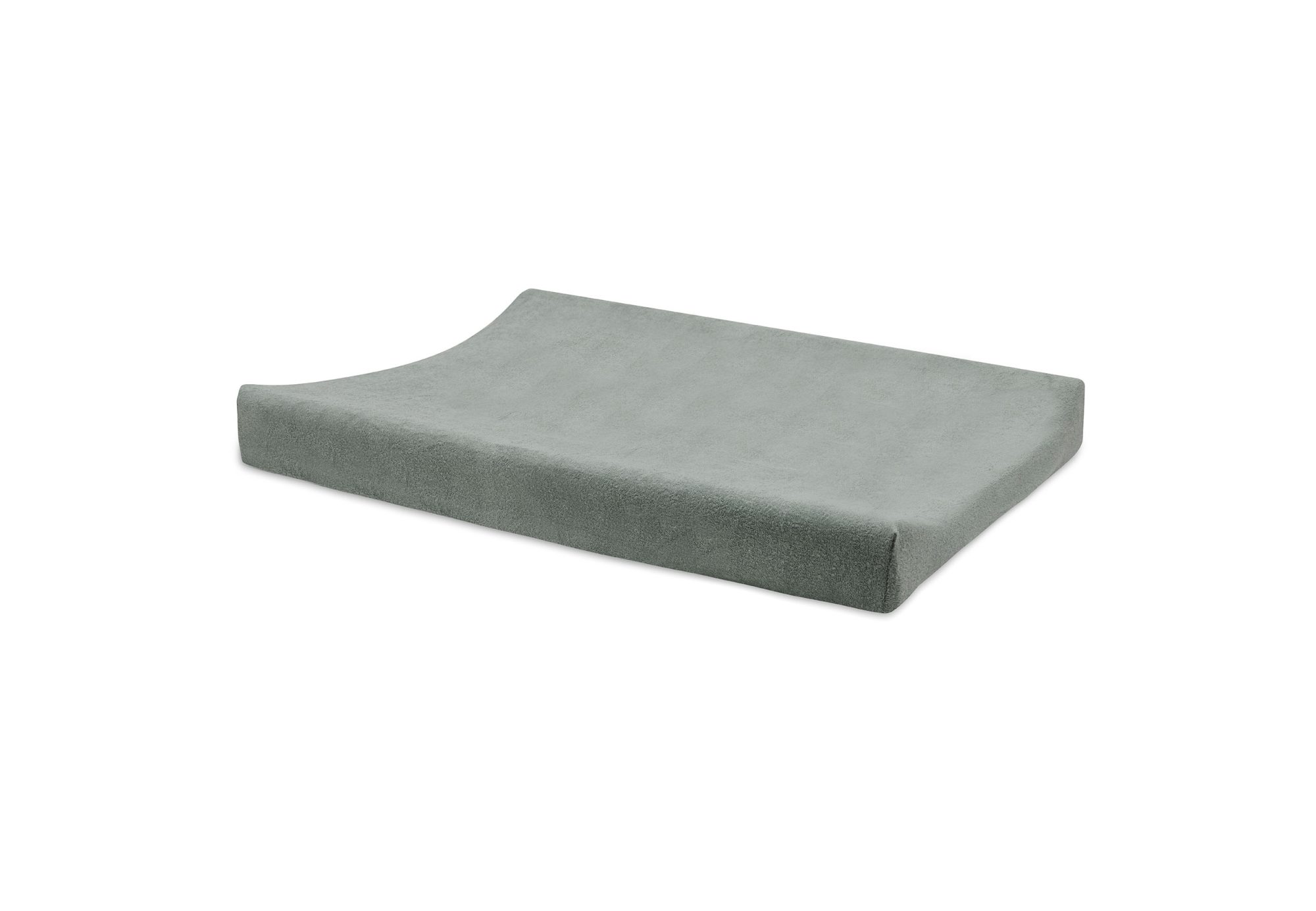 Aankleedkussenhoes Badstof 50x70cm - Sea Green/Ivory - 2 Stuks - afbeelding 5