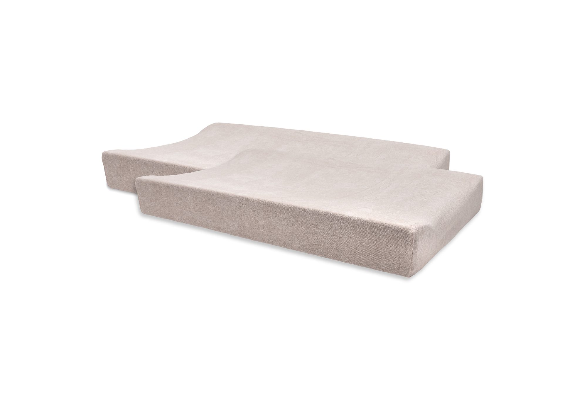 Aankleedkussenhoes Badstof 50x70cm - Silk Rose - 2 Stuks