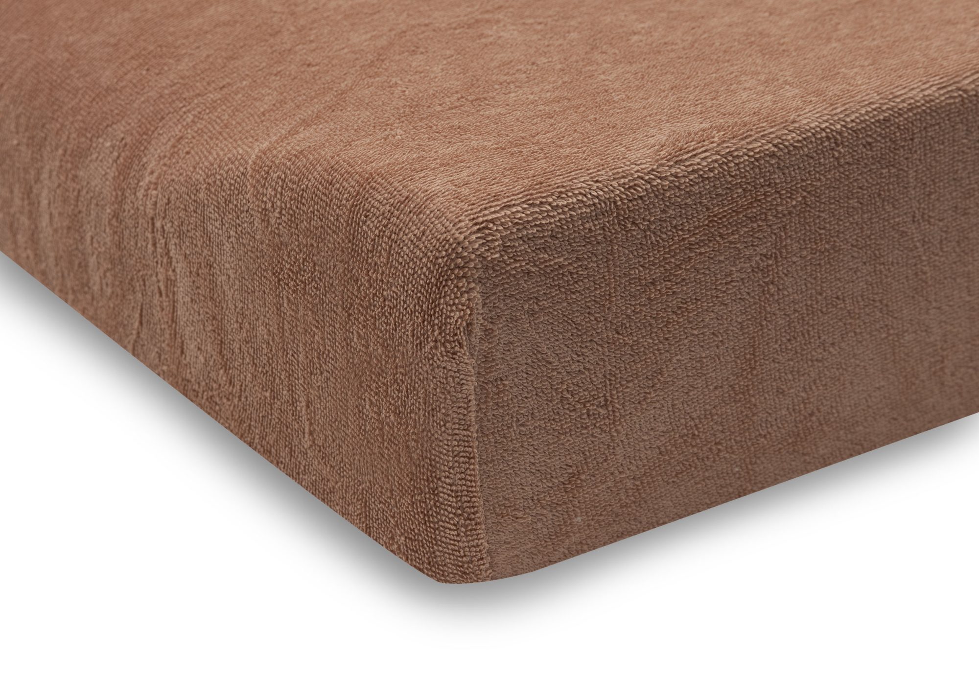 Aankleedkussenhoes Badstof 50x70cm - Light Terra/Oatmeal - 2 Stuks - afbeelding 3