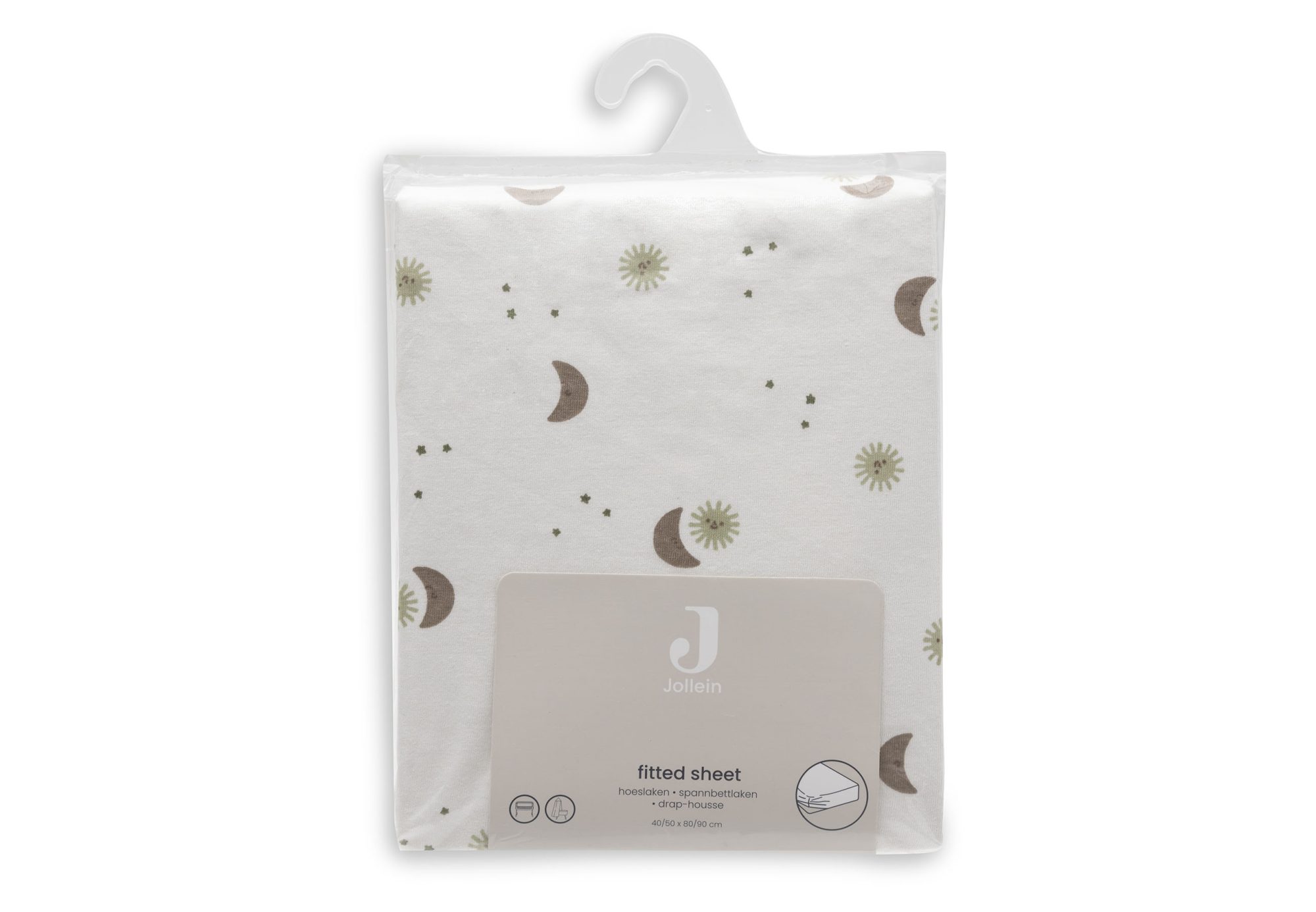 Hoeslaken Jersey 40/50x80/90cm - Over the Moon - afbeelding 4