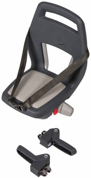 Qibbel 6+ Junior - Fietsstoeltje bagagedrager - Zwart