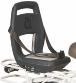 Qibbel 6+ Junior - Fietsstoeltje bagagedrager - Zwart