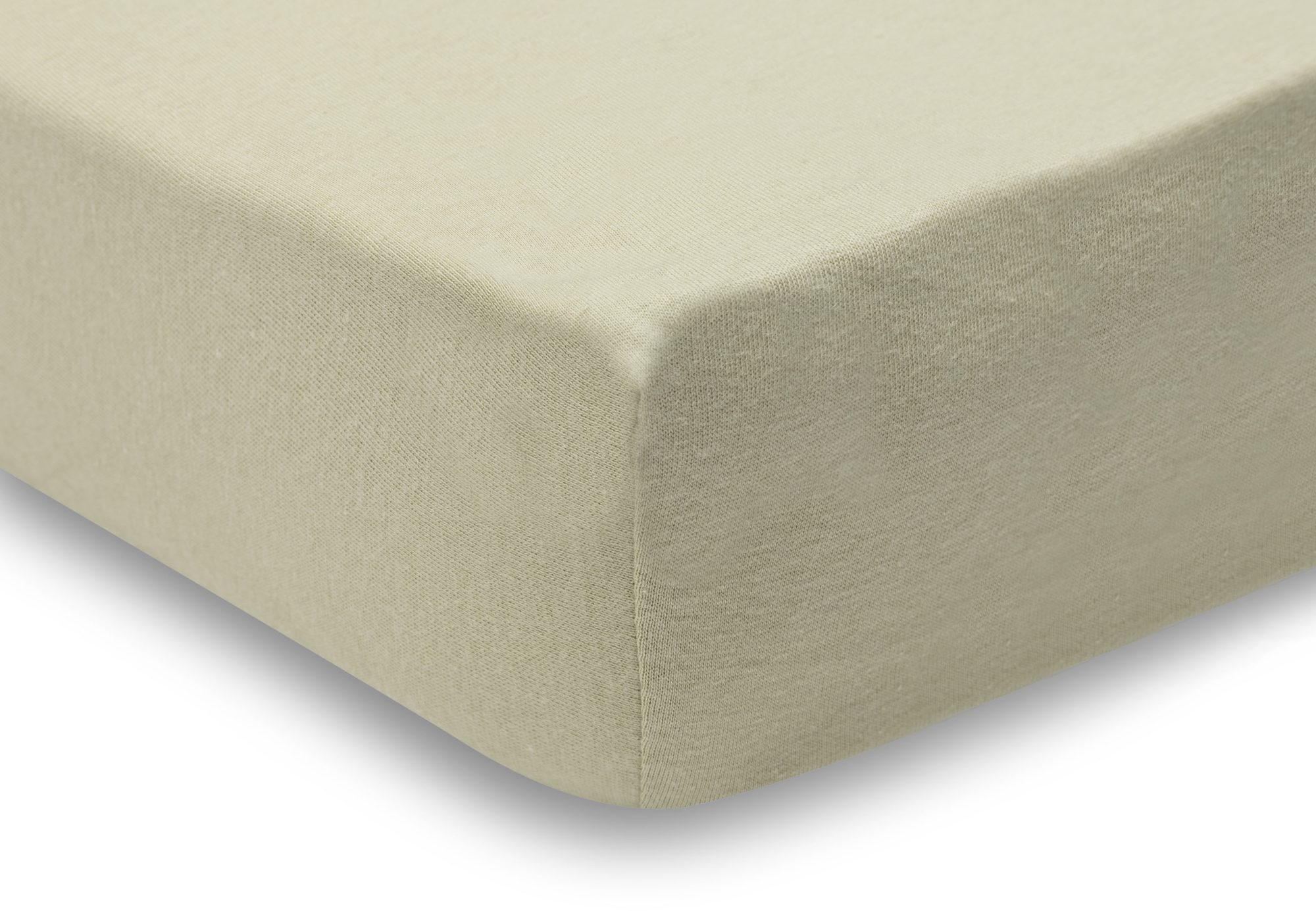 Hoeslaken Jersey 40/50x80/90cm - Soft Matcha - afbeelding 3