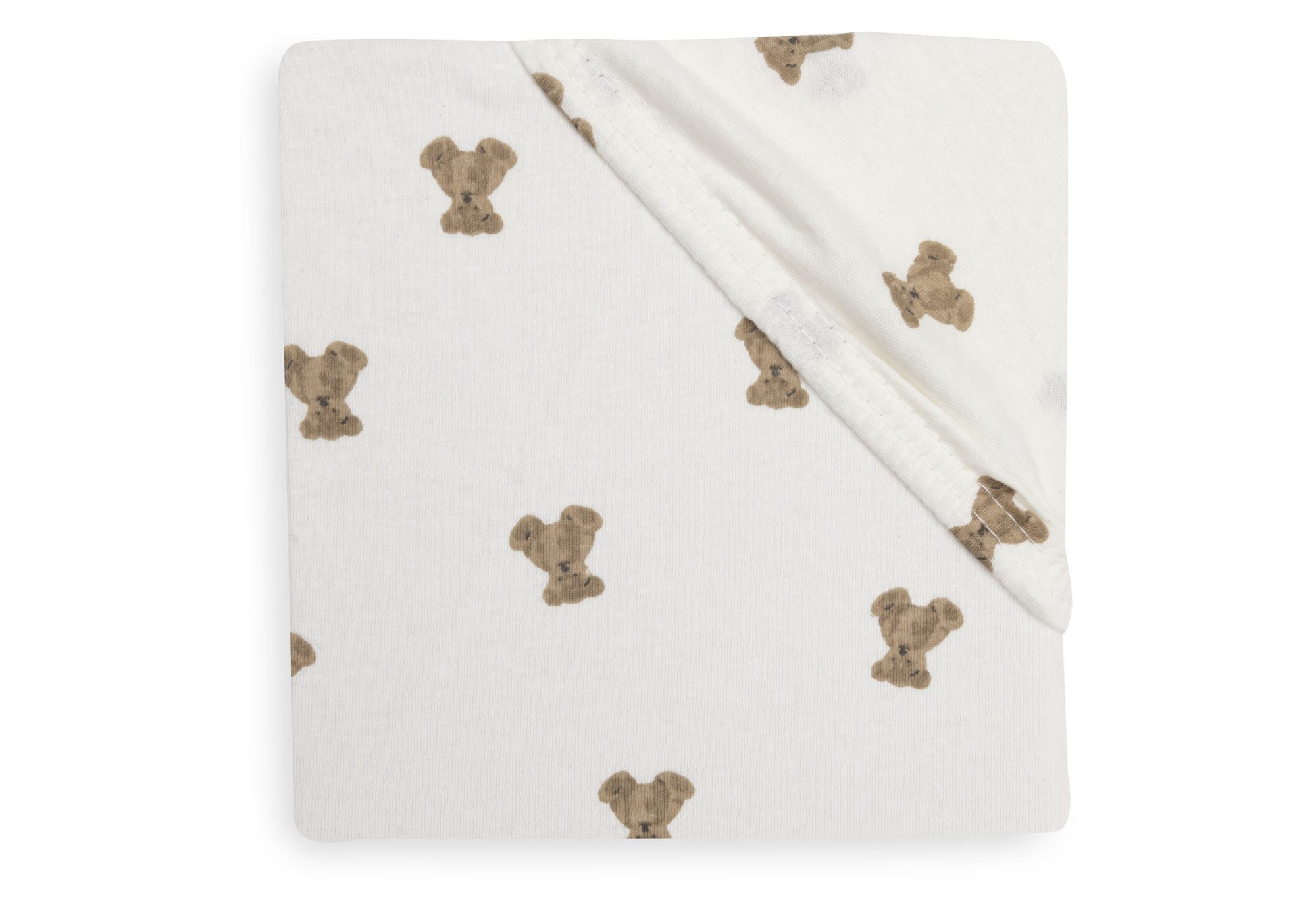 Hoeslaken Jersey 60x120cm - Mini Teddy Bear