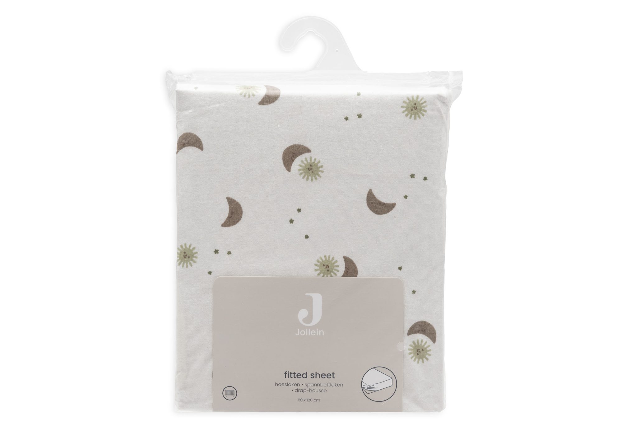 Hoeslaken Jersey 60x120cm - Over the Moon - afbeelding 4