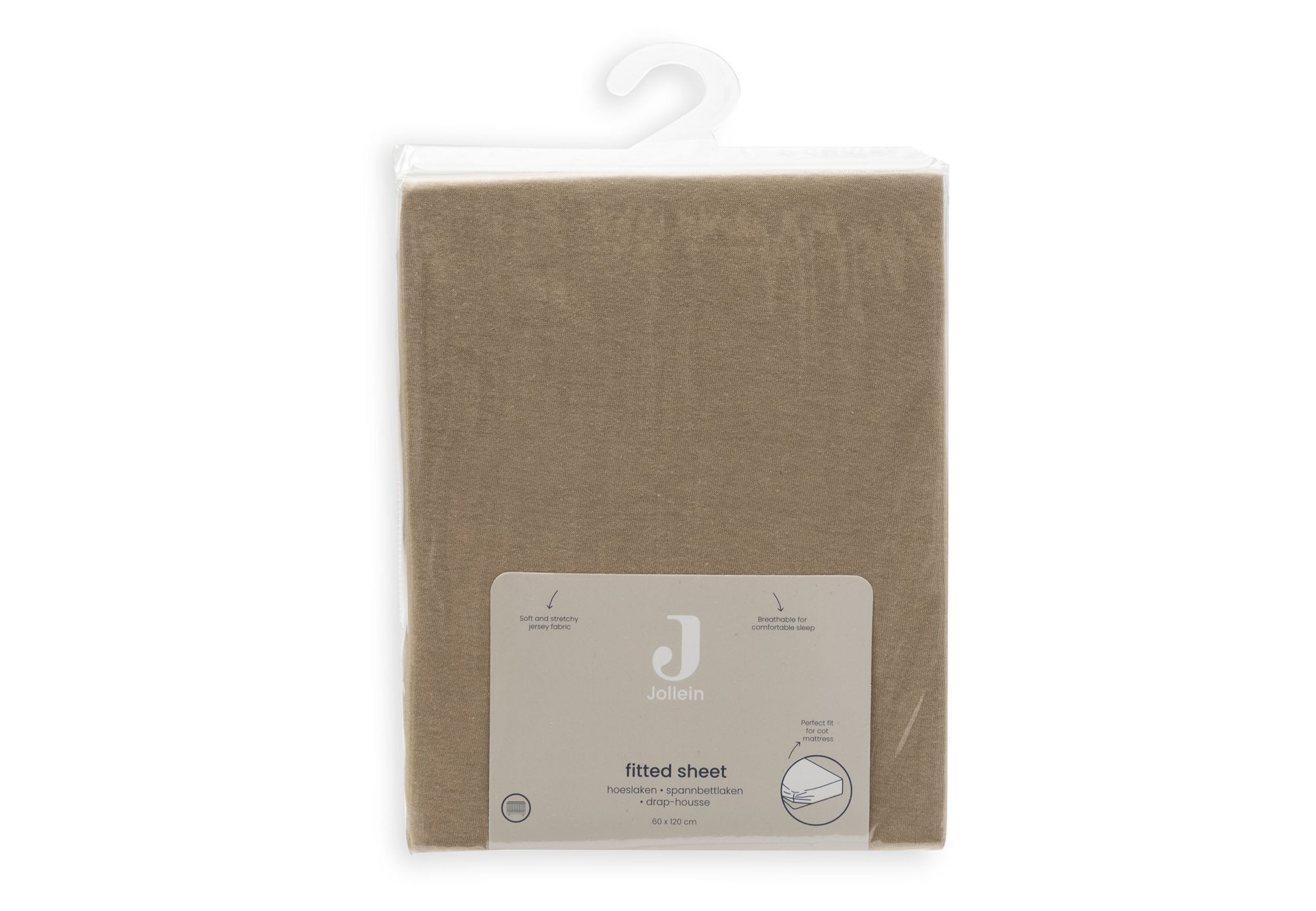 Hoeslaken Jersey 60x120cm - Hazel - afbeelding 4