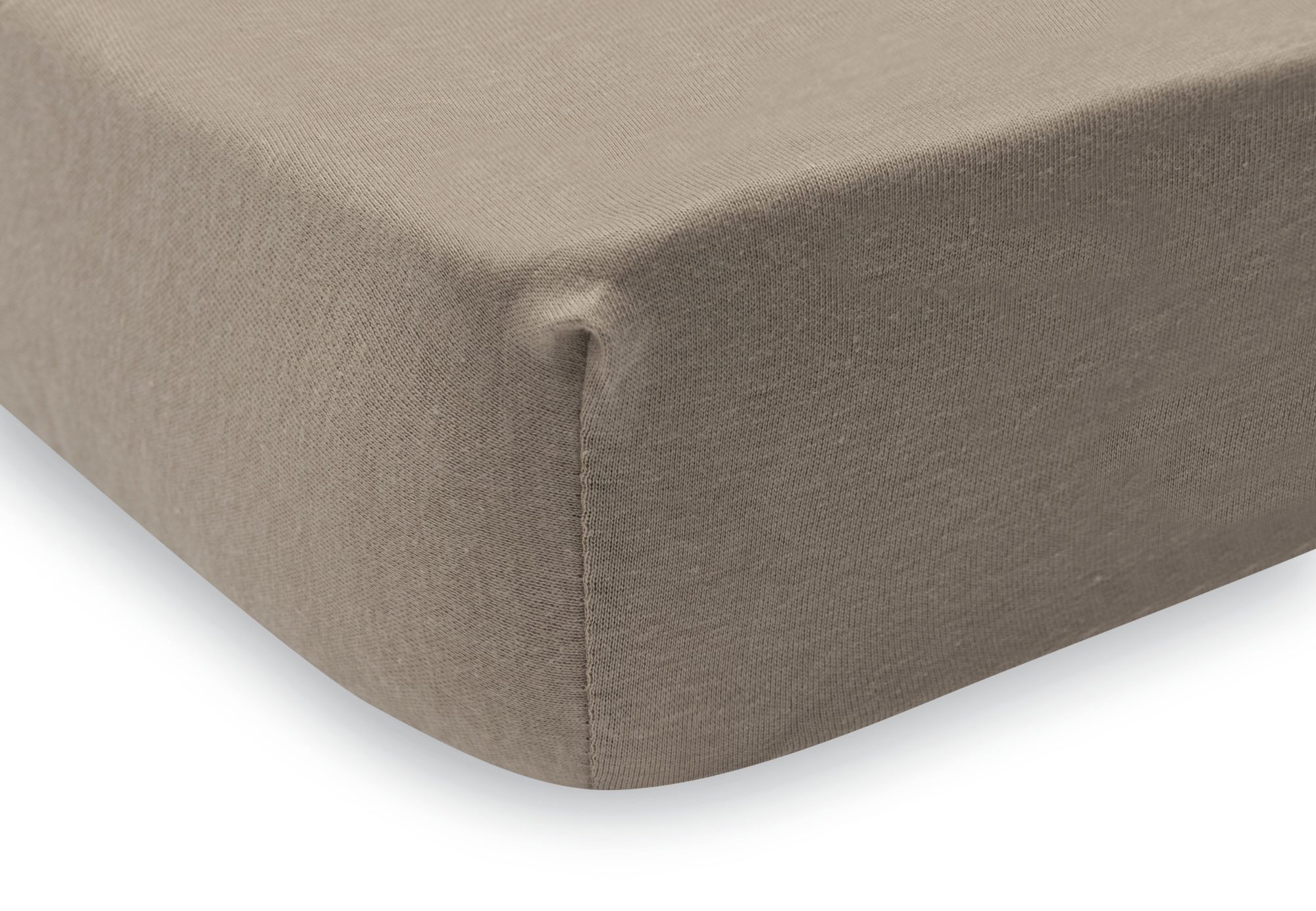 Hoeslaken Boxmatras Jersey Ø95cm - Milky Coffee - afbeelding 3