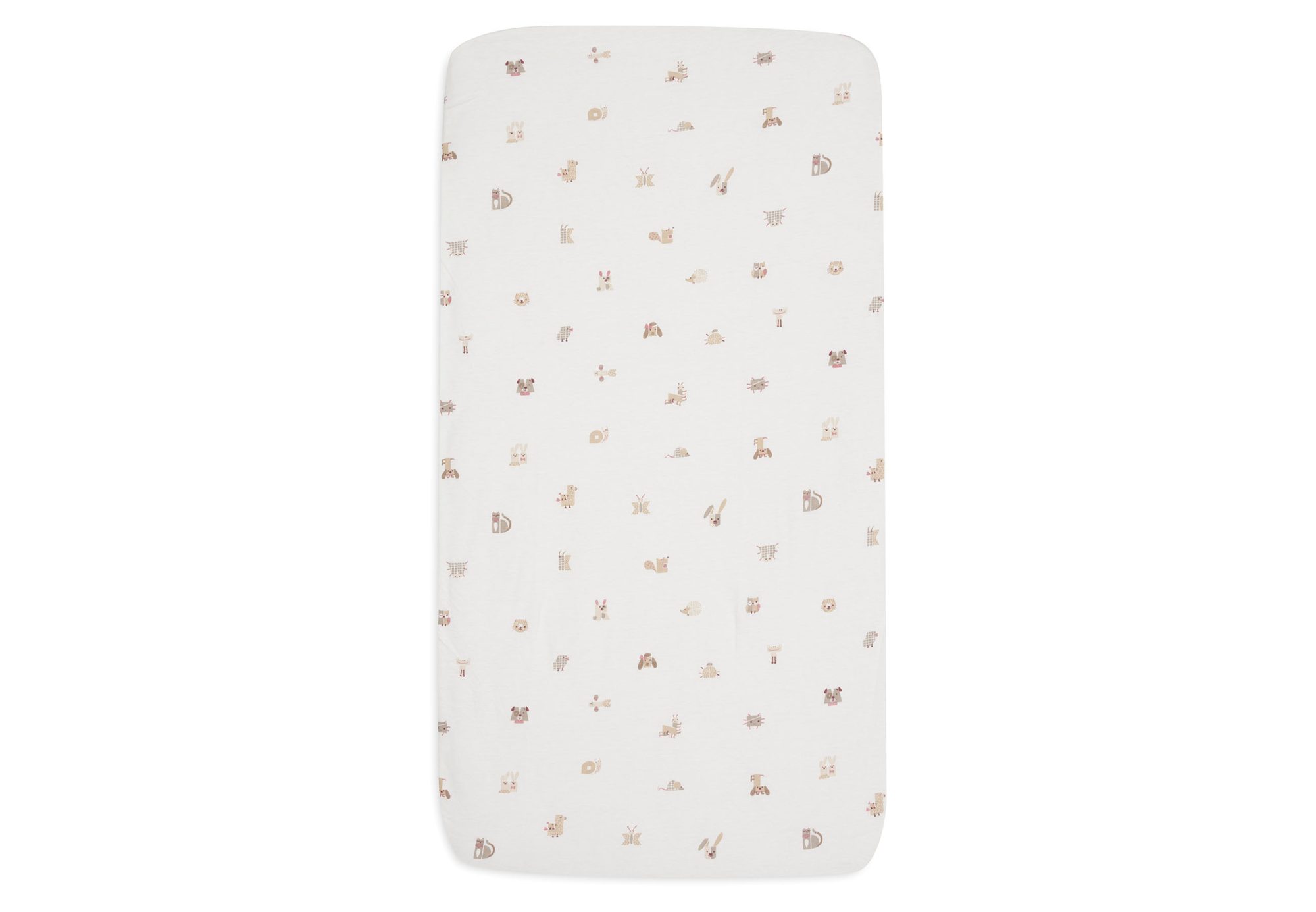 Hoeslaken Jersey 70/75x140/150cm - Animal Friends - afbeelding 2