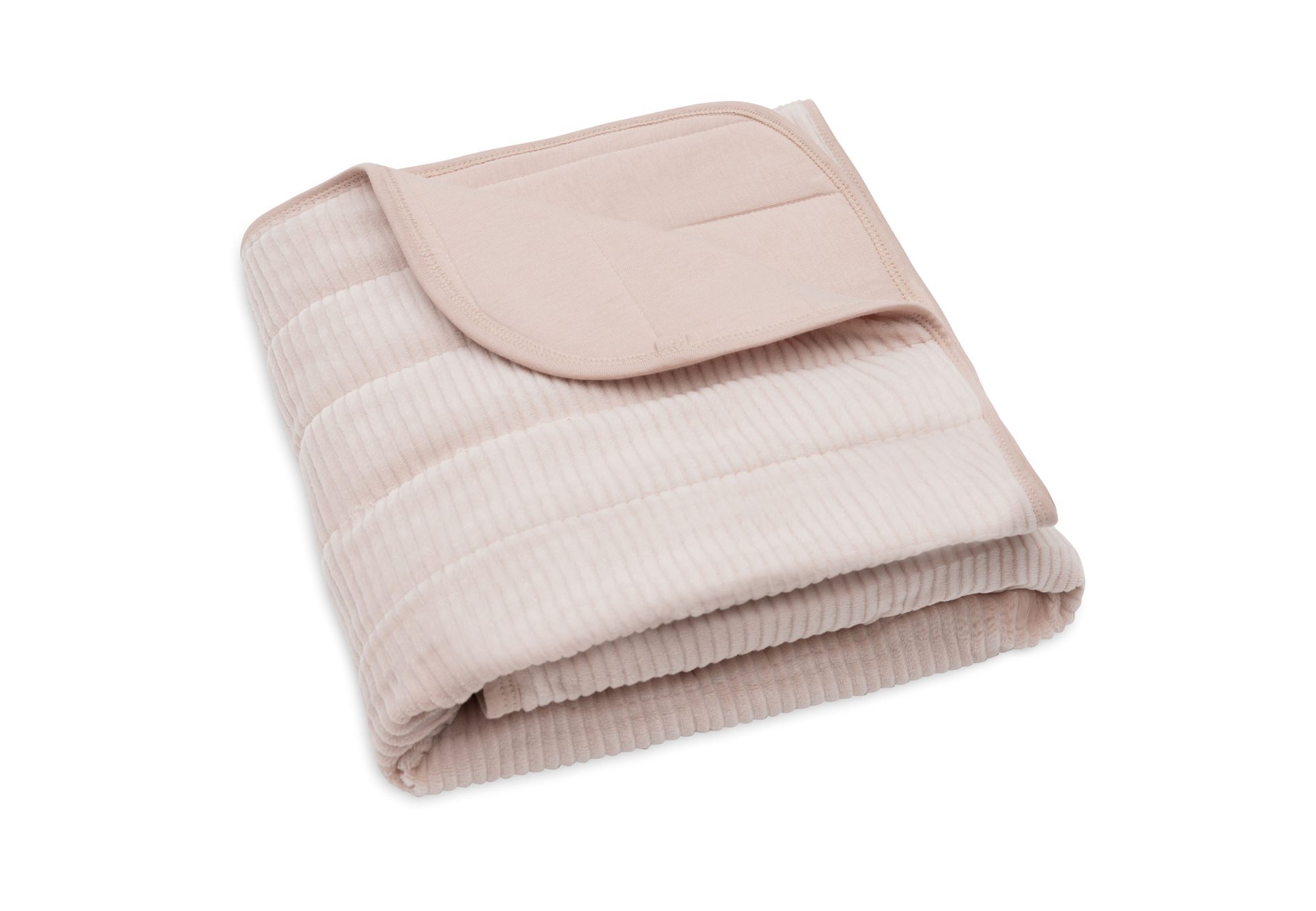 Deken Wieg 75x100cm Velvet Rib - Wild Rose - afbeelding 4