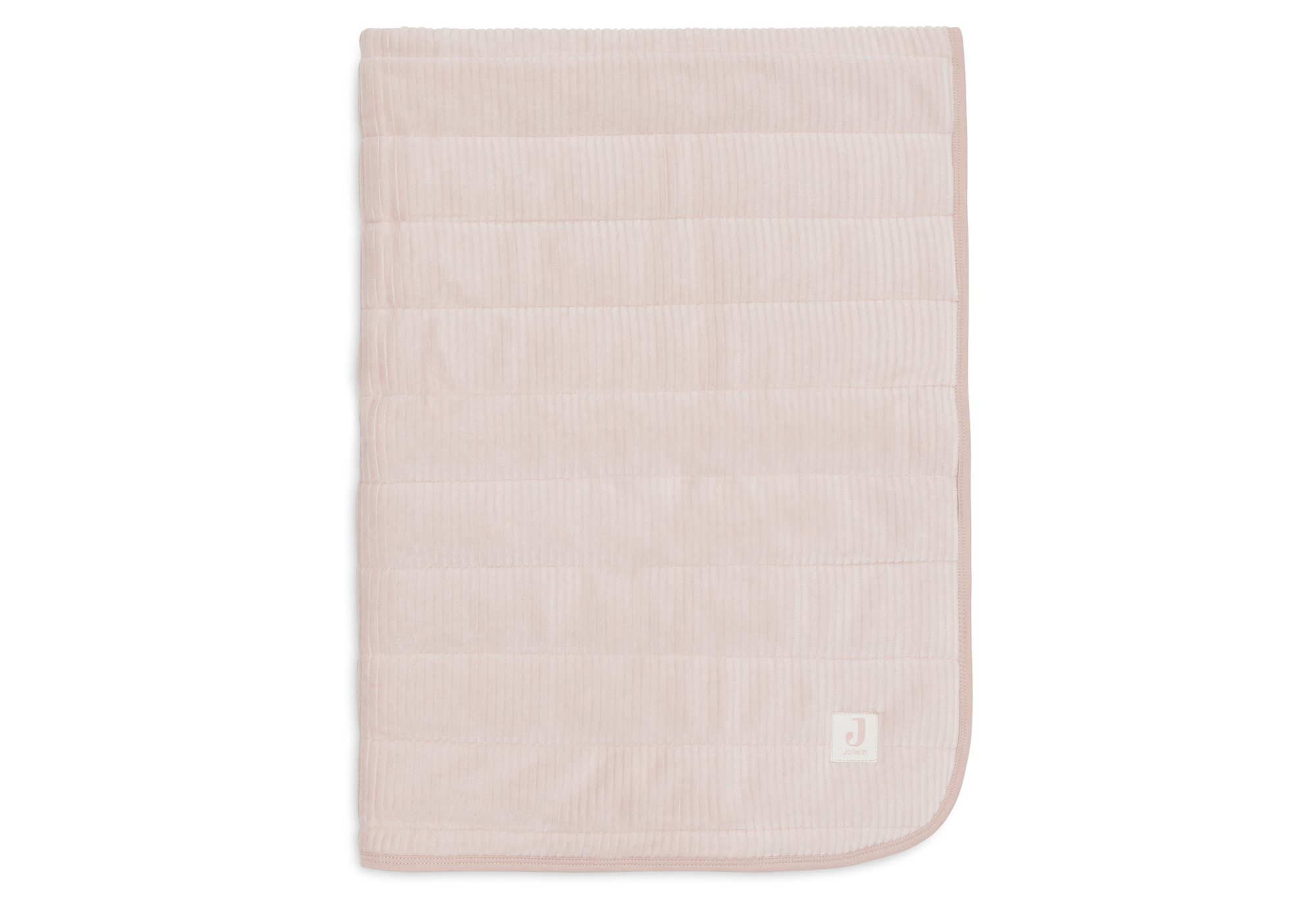 Deken Wieg 75x100cm Velvet Rib - Wild Rose