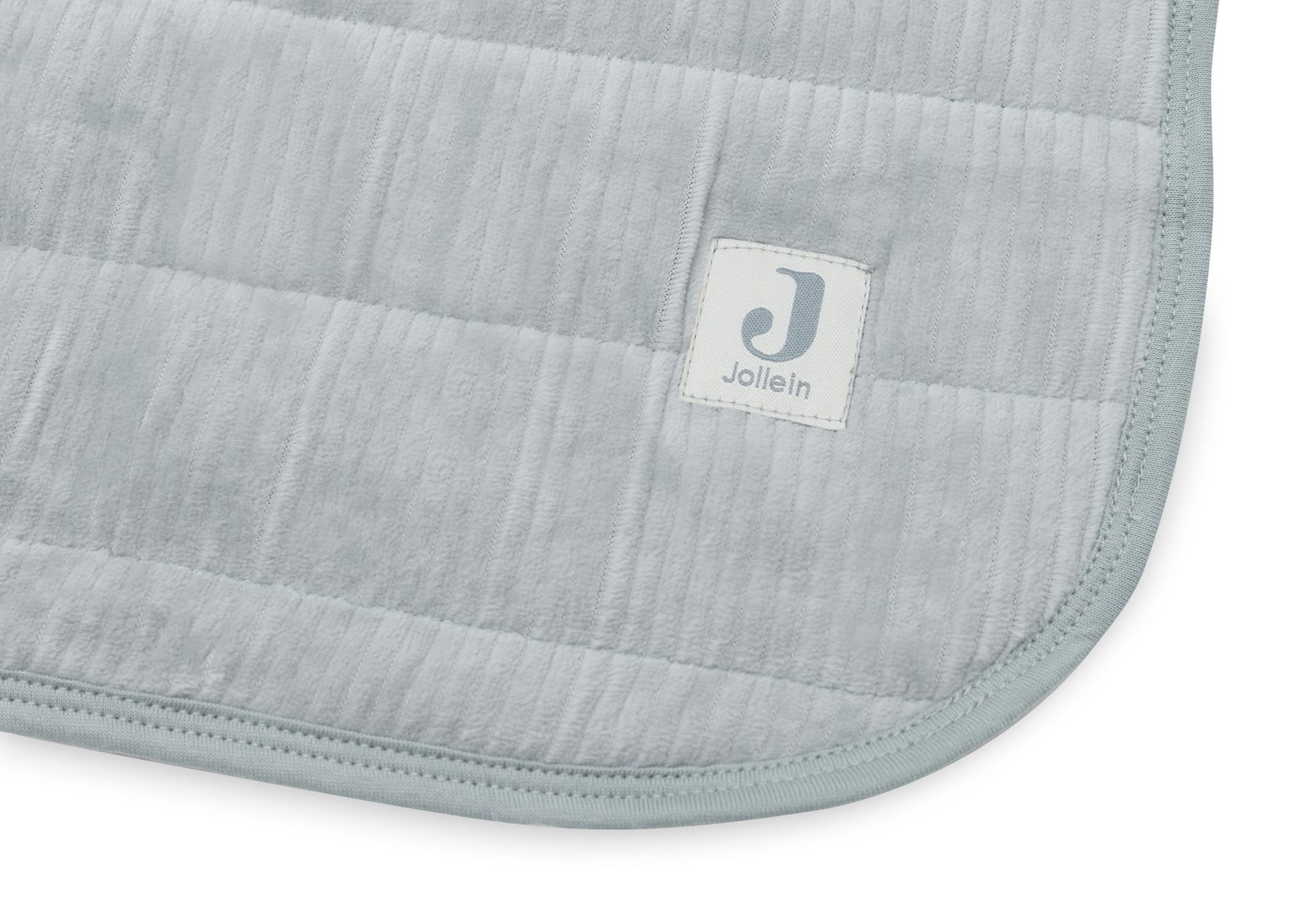 Deken Wieg 75x100cm Velvet Rib - Sea Green - afbeelding 3