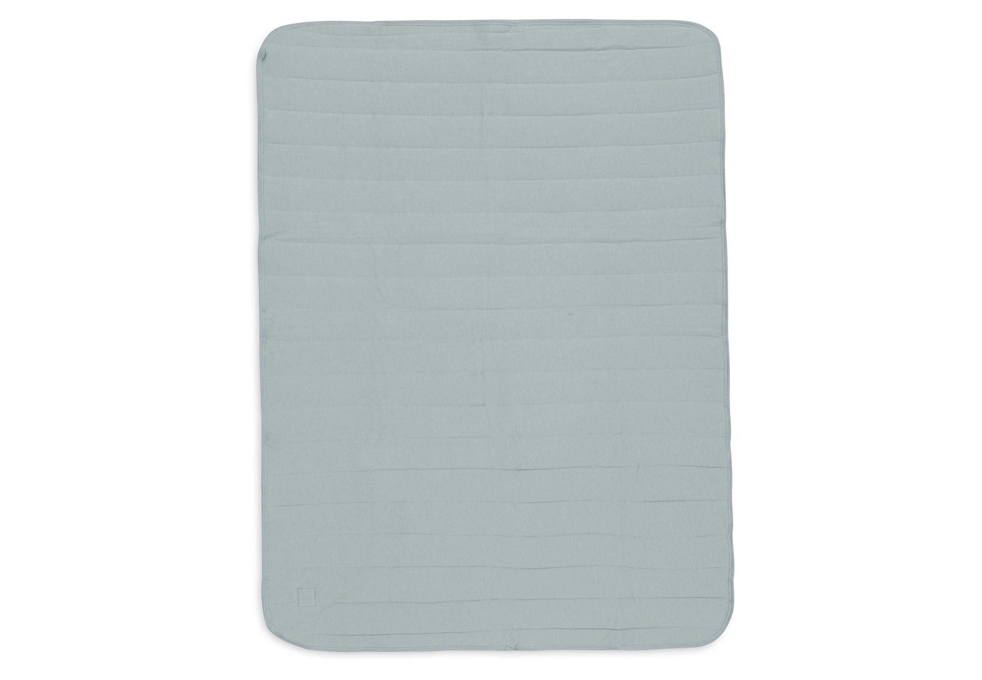 Deken Wieg 75x100cm Velvet Rib - Sea Green - afbeelding 2