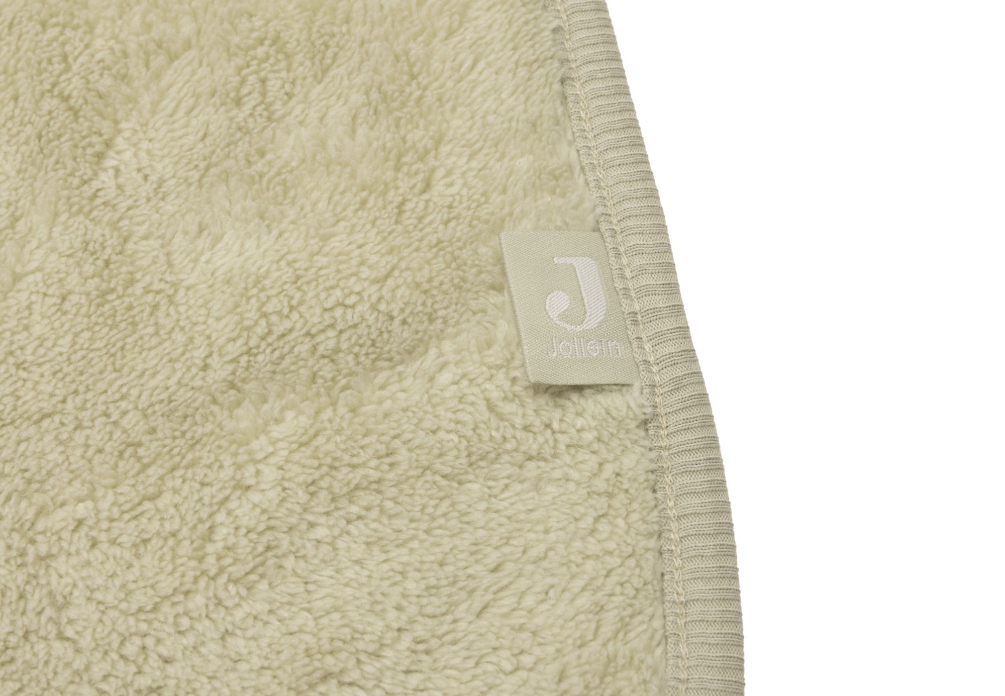 Deken Wieg 75x100cm Basic Sherpa/Jersey - Soft Matcha - afbeelding 3