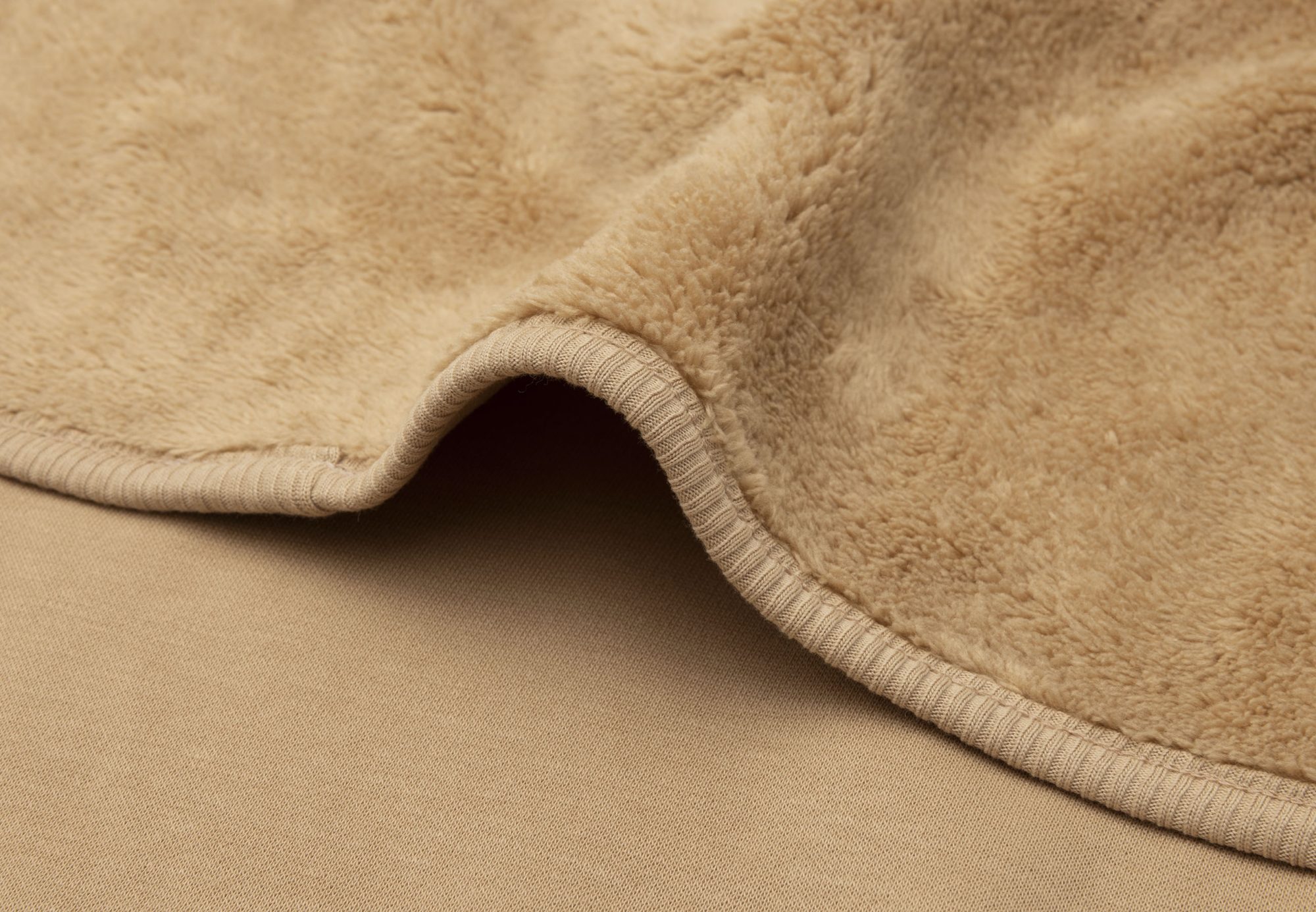 Deken Wieg 75x100cm Basic Sherpa/Jersey - Hazel - afbeelding 4