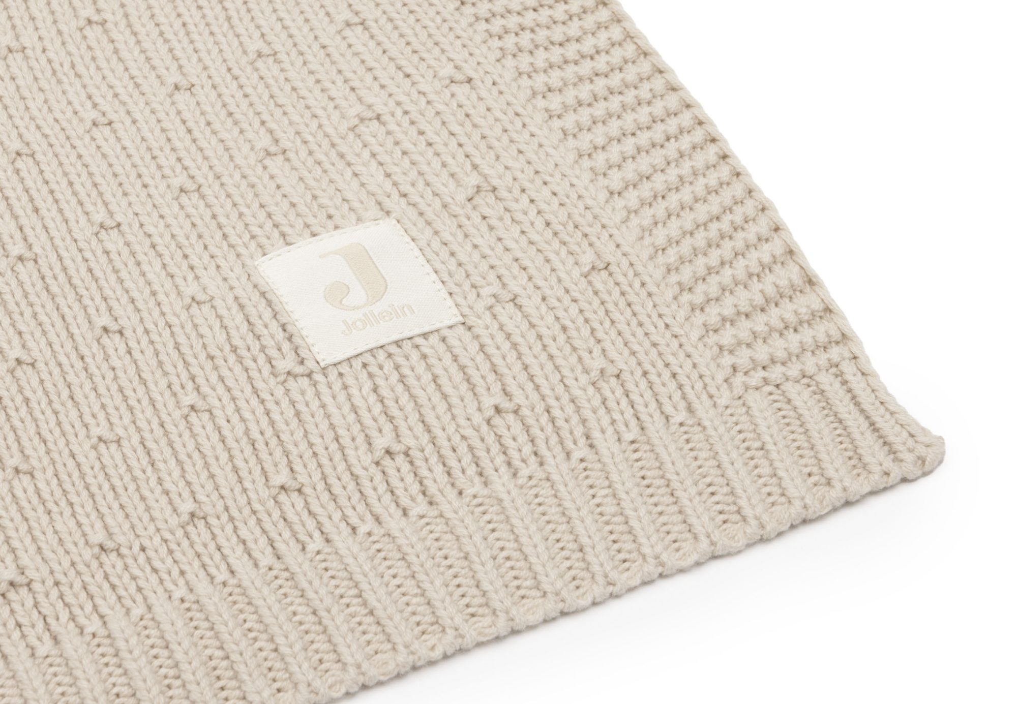 Deken Wieg 75x100cm Sprinkle Knit - Sand - afbeelding 3