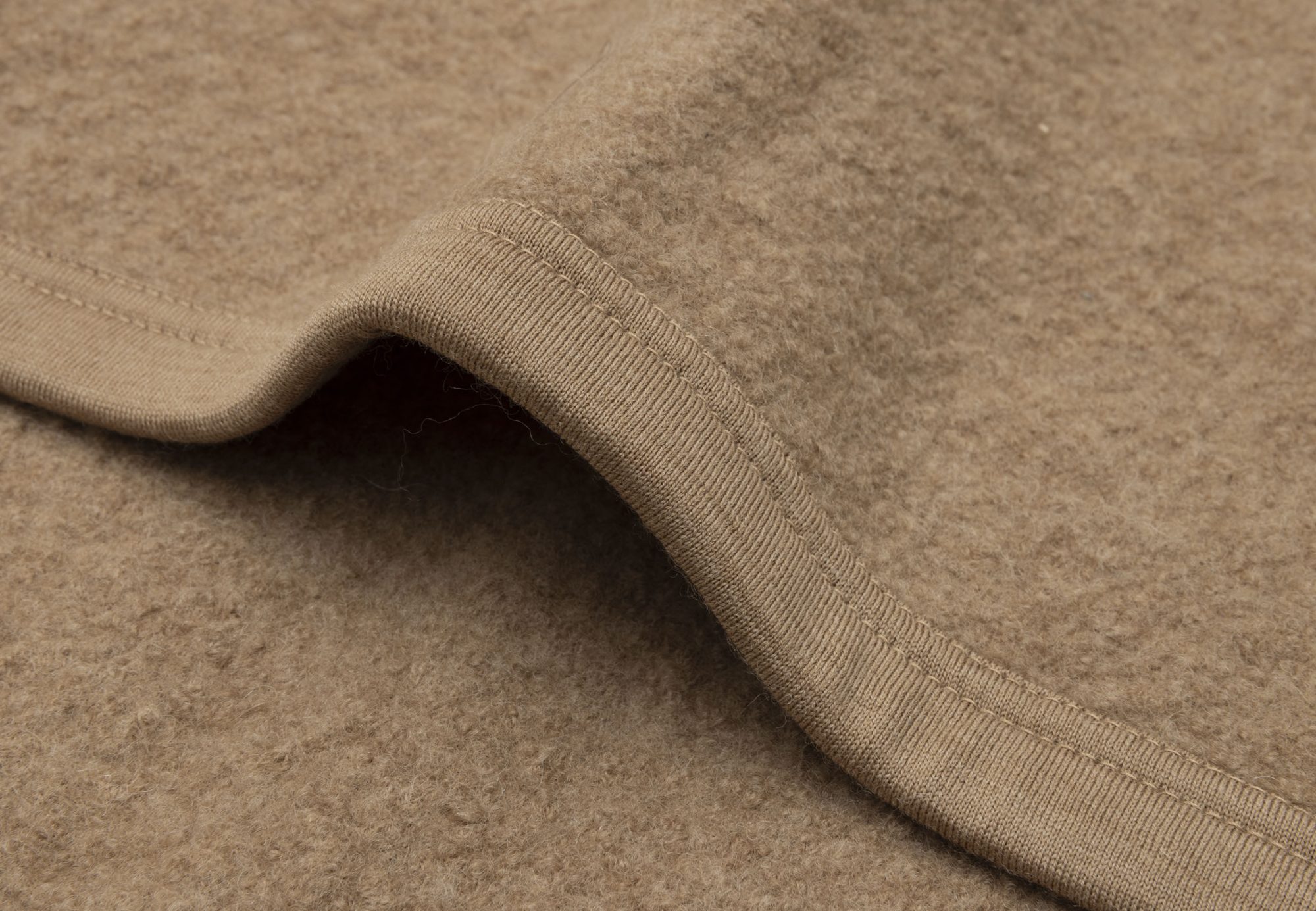 Deken Wieg 75x100cm Merino Wol Felted - Dark Hazel - afbeelding 4