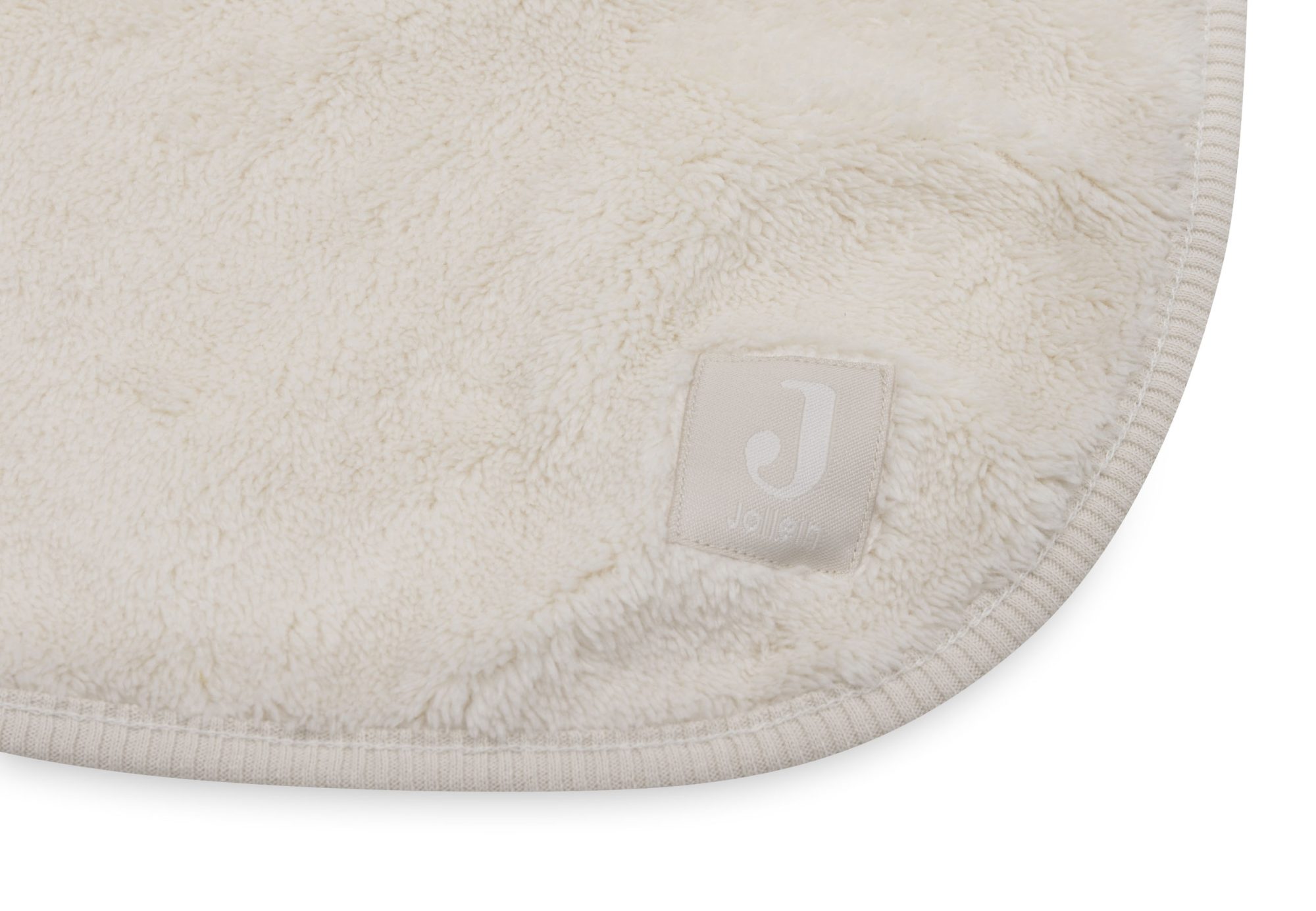 Deken Ledikant 100x150cm Reversible Basic Sherpa/Jersey - Oatmeal - afbeelding 3
