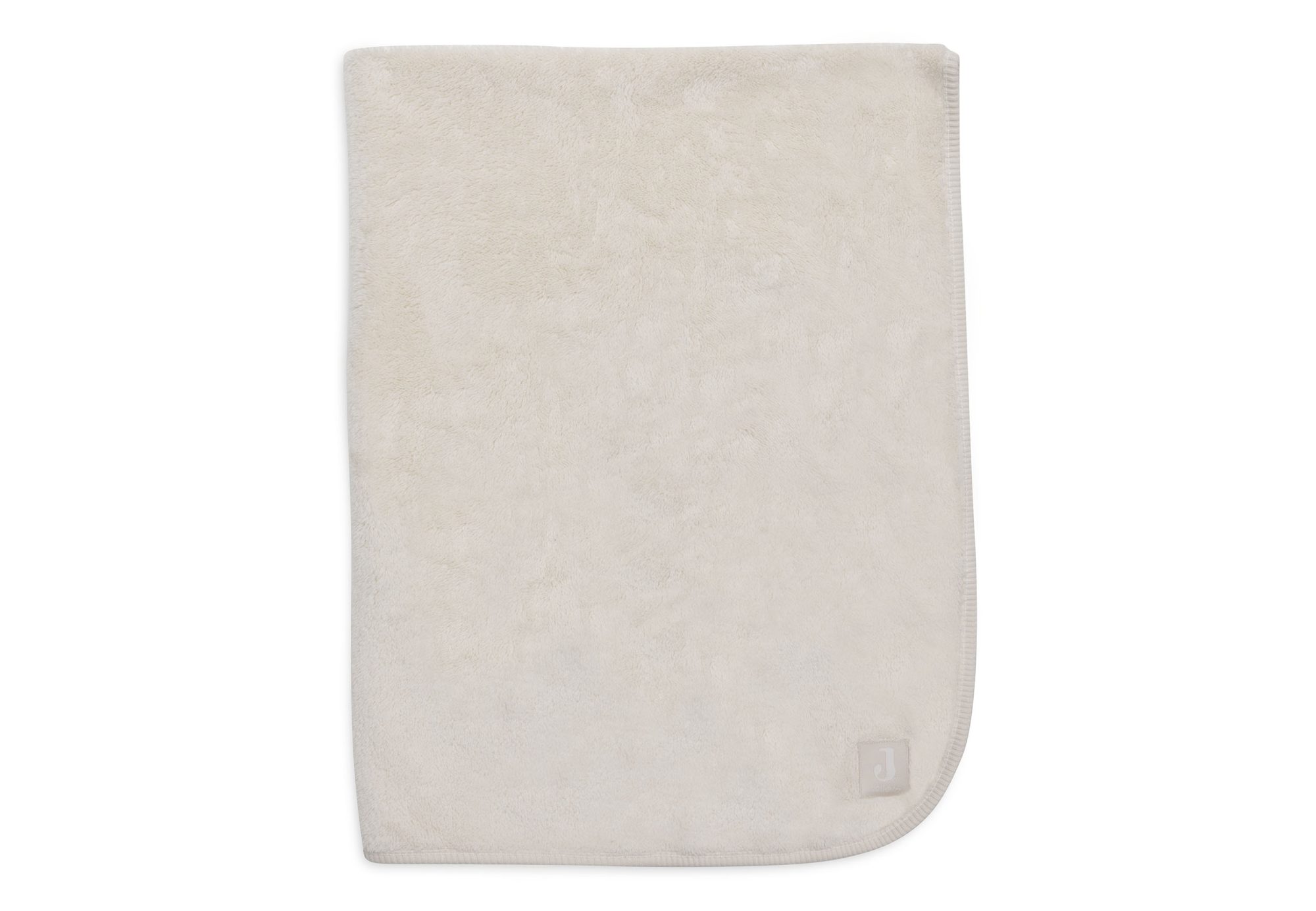 Deken Ledikant 100x150cm Reversible Basic Sherpa/Jersey - Oatmeal