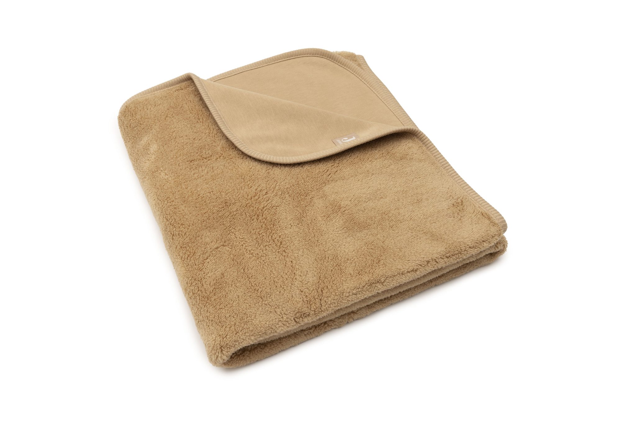 Deken Ledikant 100x150cm Basic Sherpa/Jersey - Hazel - afbeelding 5
