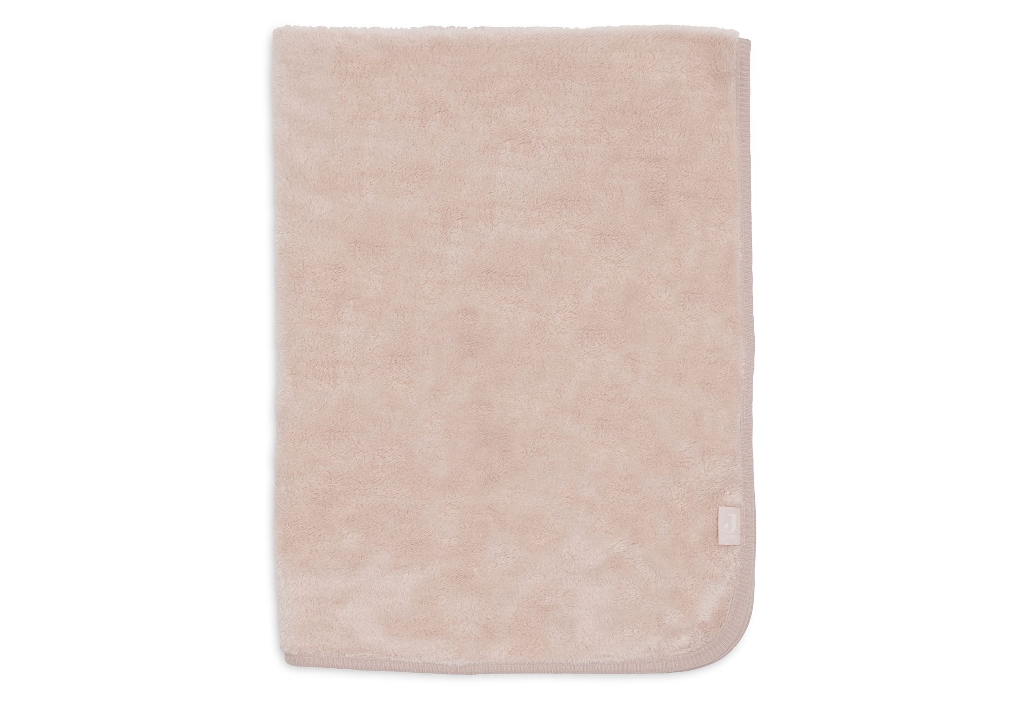 Deken Ledikant 100x150cm Basic Sherpa/Jersey - Silk Rose